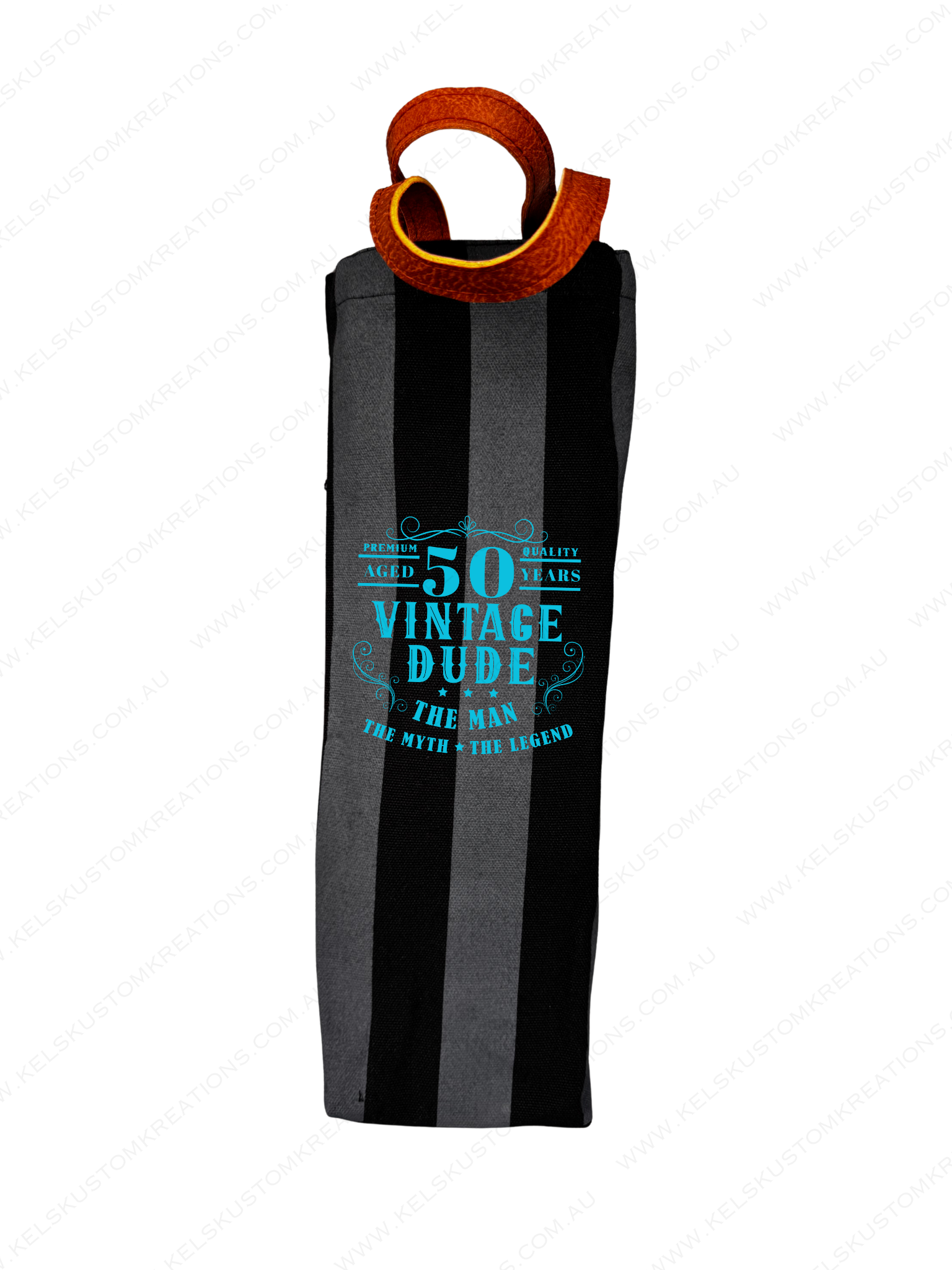 Stripe Canvas Bottle Bag - Vintage Dude Blue.png