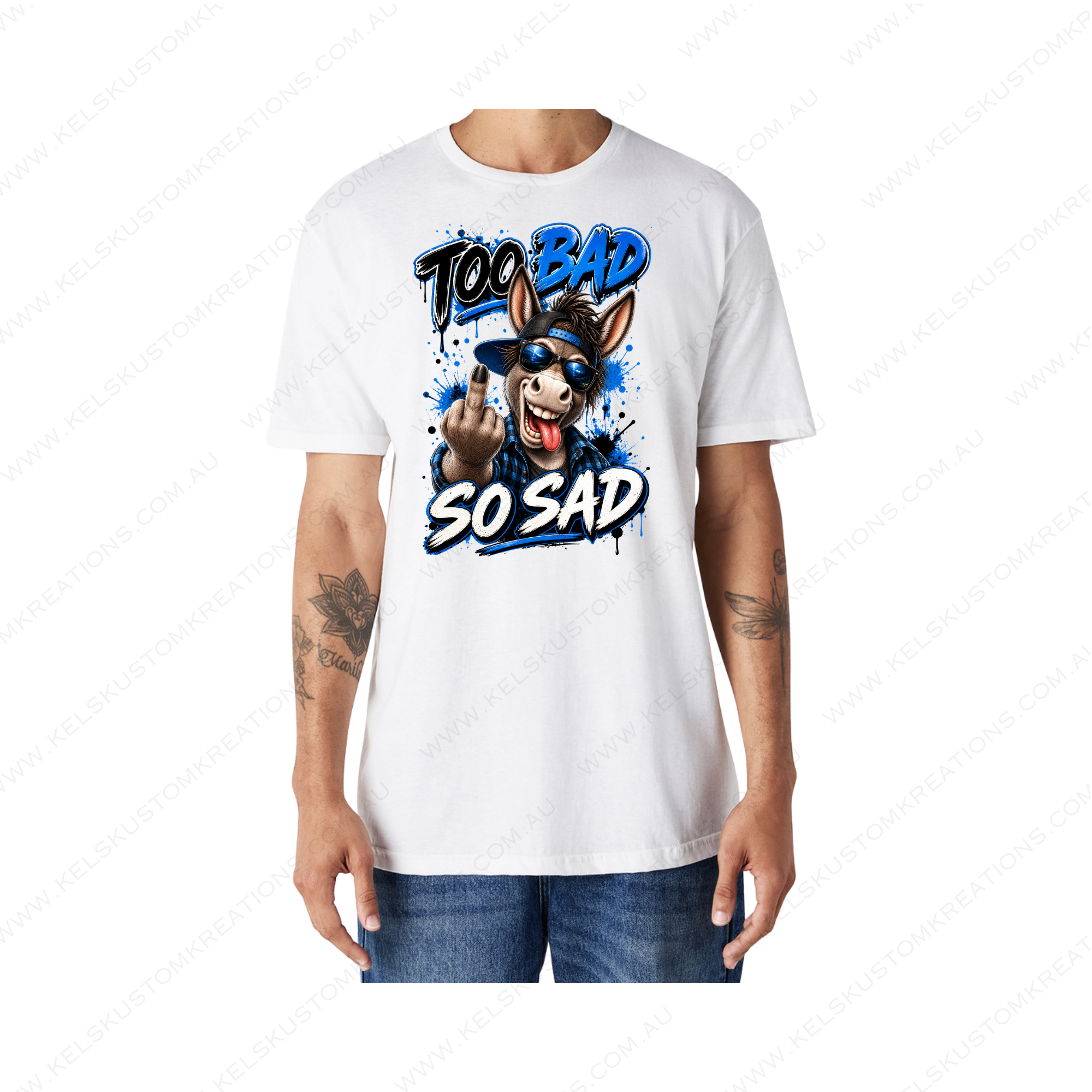 Too Bad So Sad Donkey Male Version - White.png