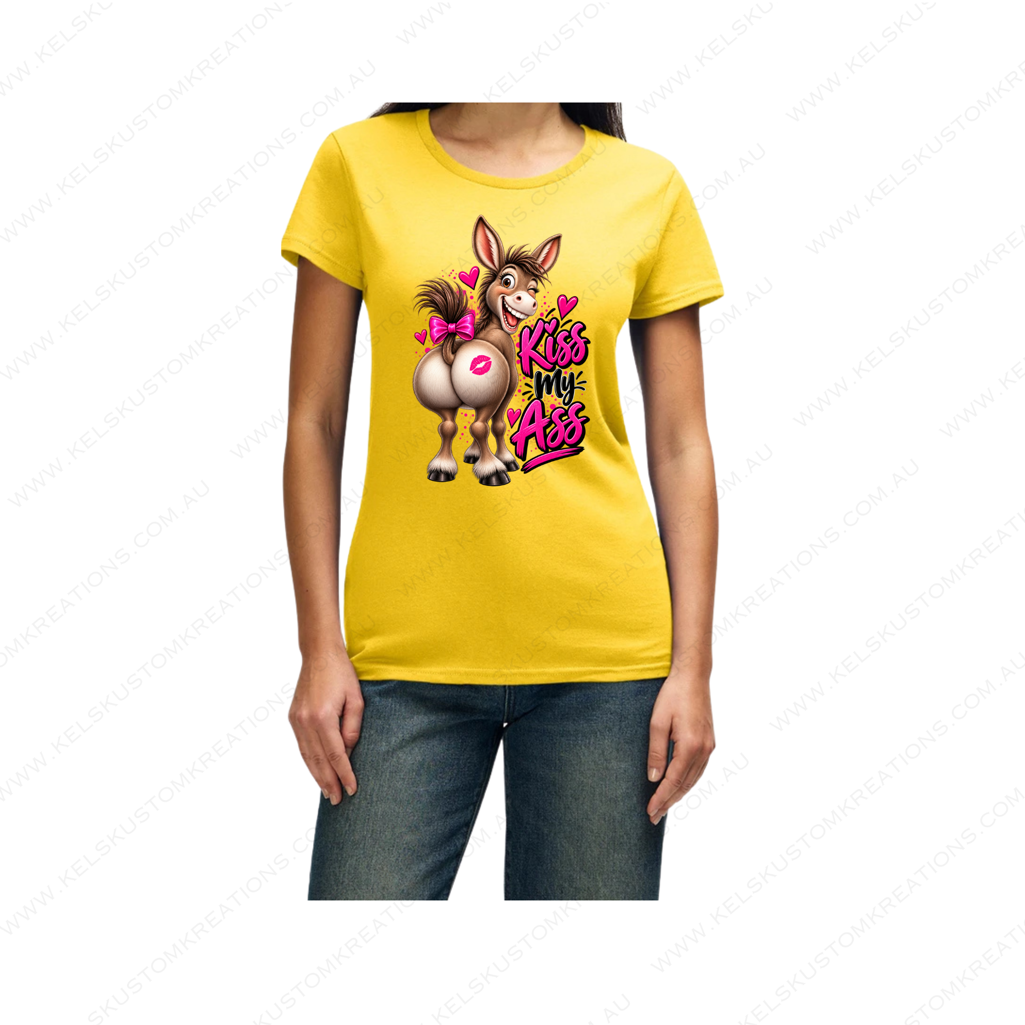 Kiss My Ass - Yellow - Daisy.png