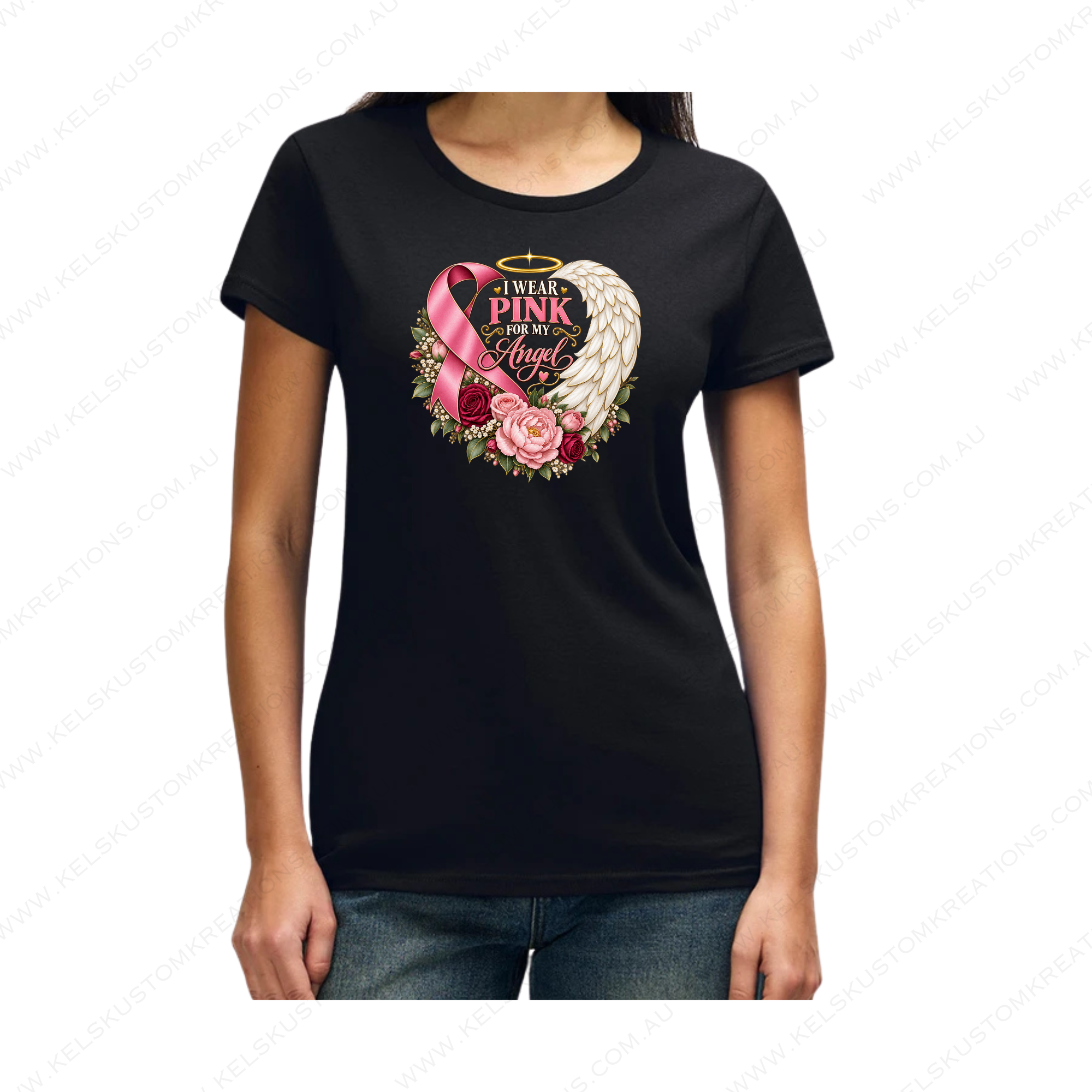 I Wear Pink For My Angel-2 - Black.png