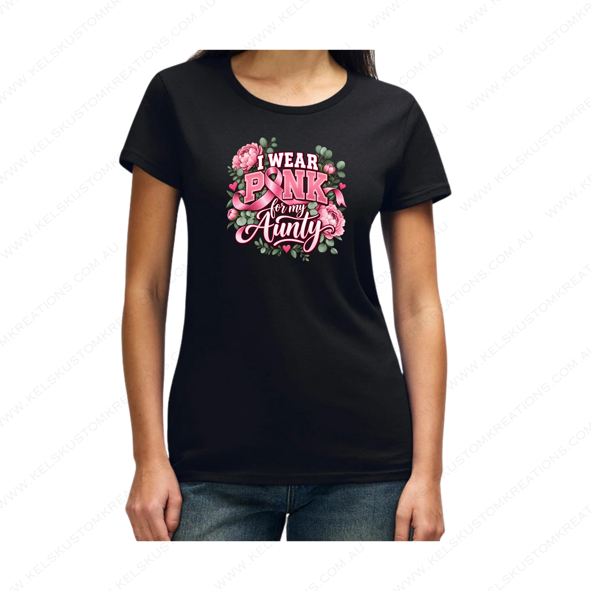 I Wear Pink For My Aunty-2 - Black.png