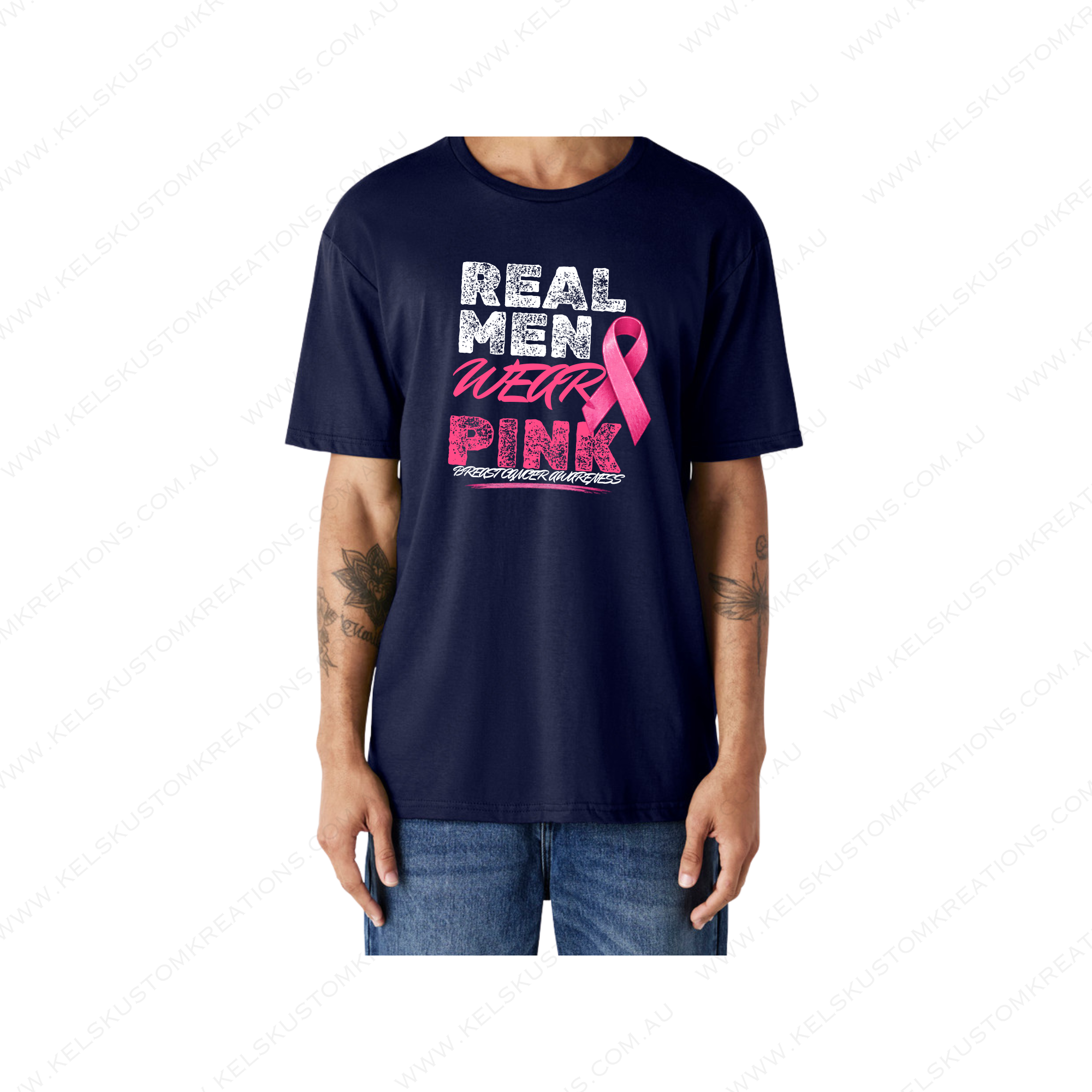 Real Men Wear Pink | Men Supporting Breast Cancer Awareness