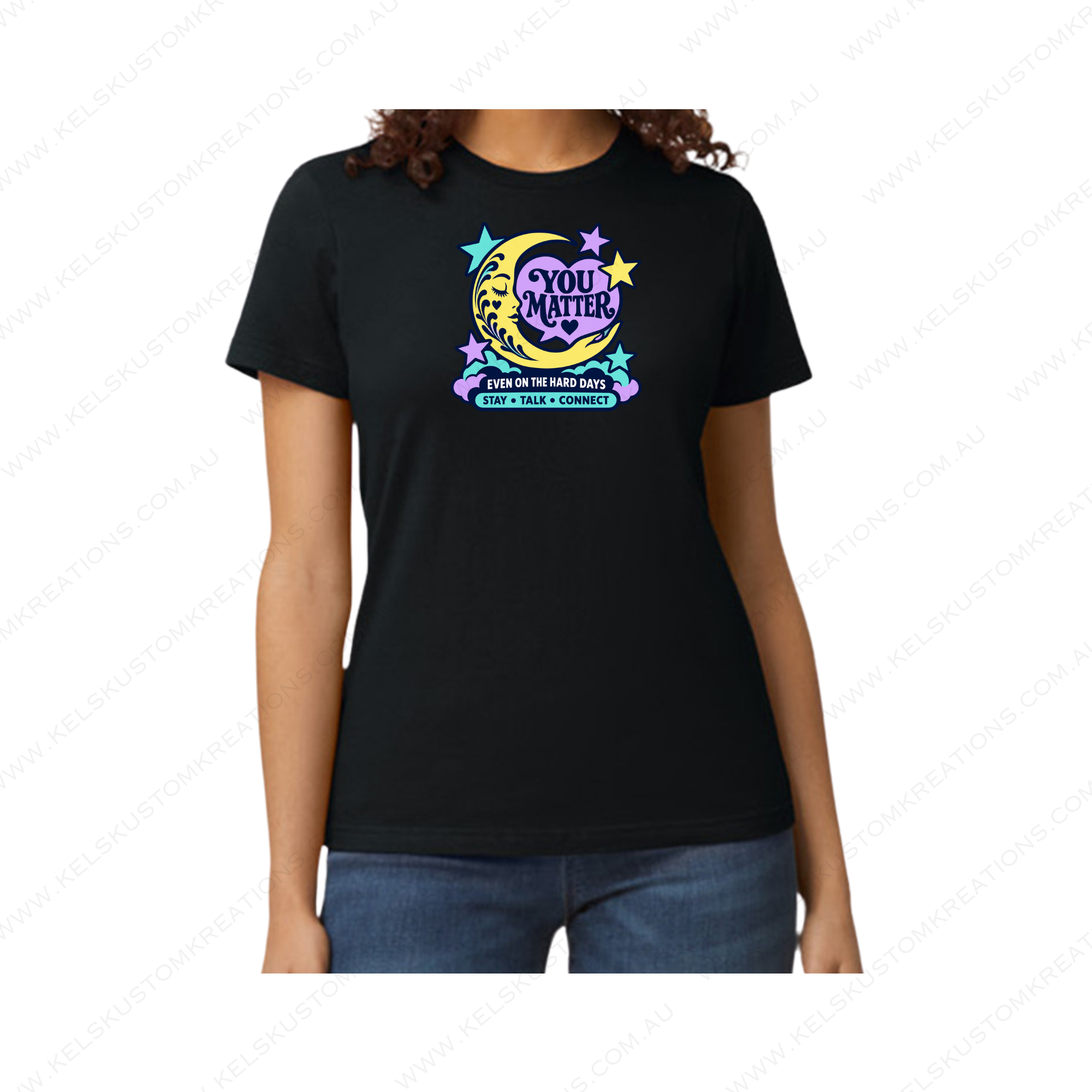 You Matter Even On The Hard Days - Black.png