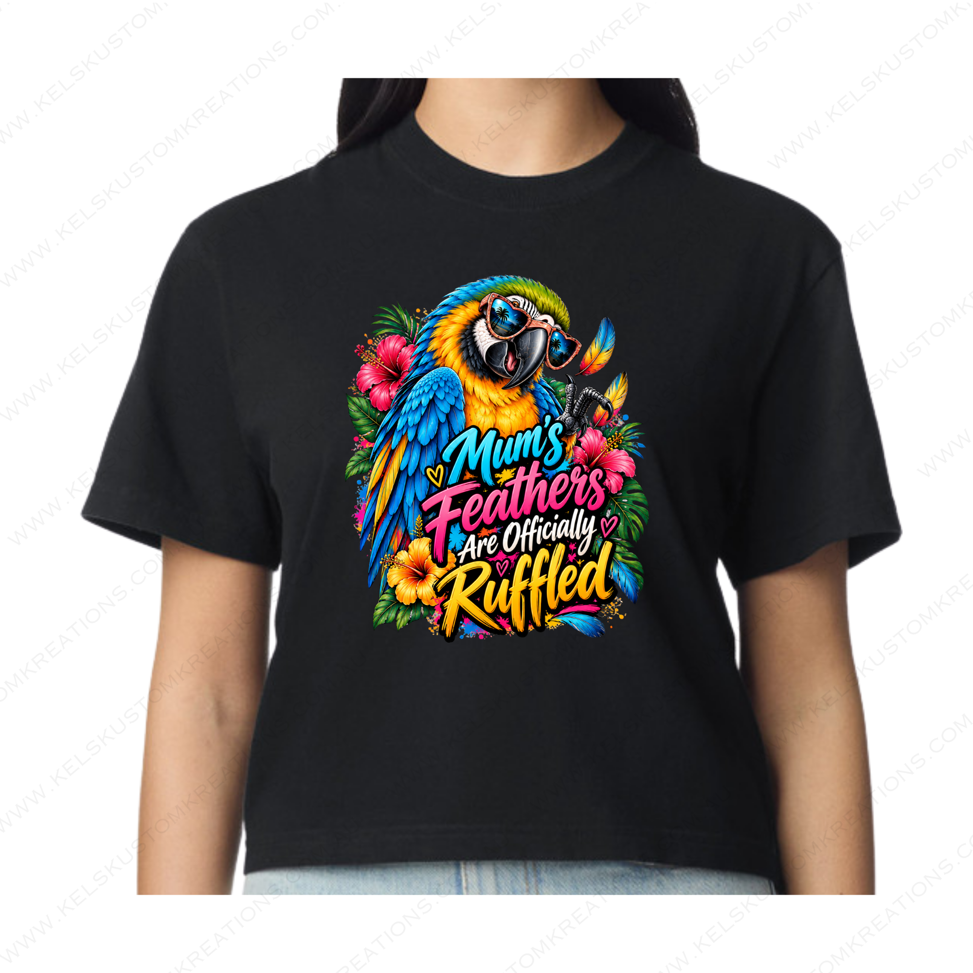 Mum's Feathers Are Officially Ruffled - Black.png