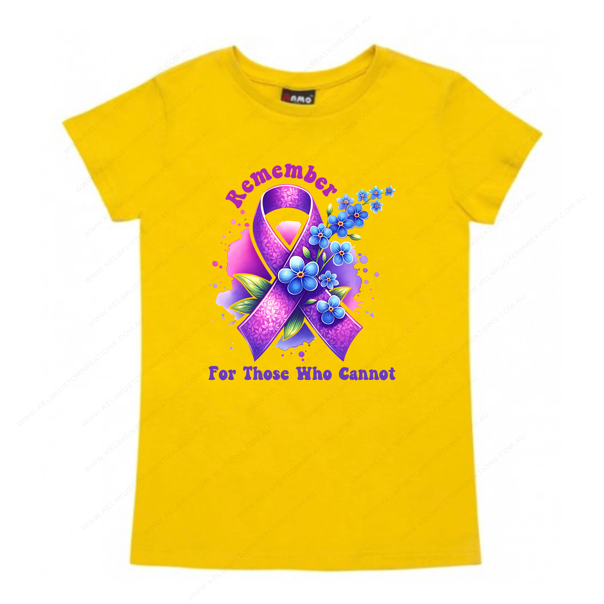Remember For Those Who Cannot Alzheimers Awareness - Yellow.png