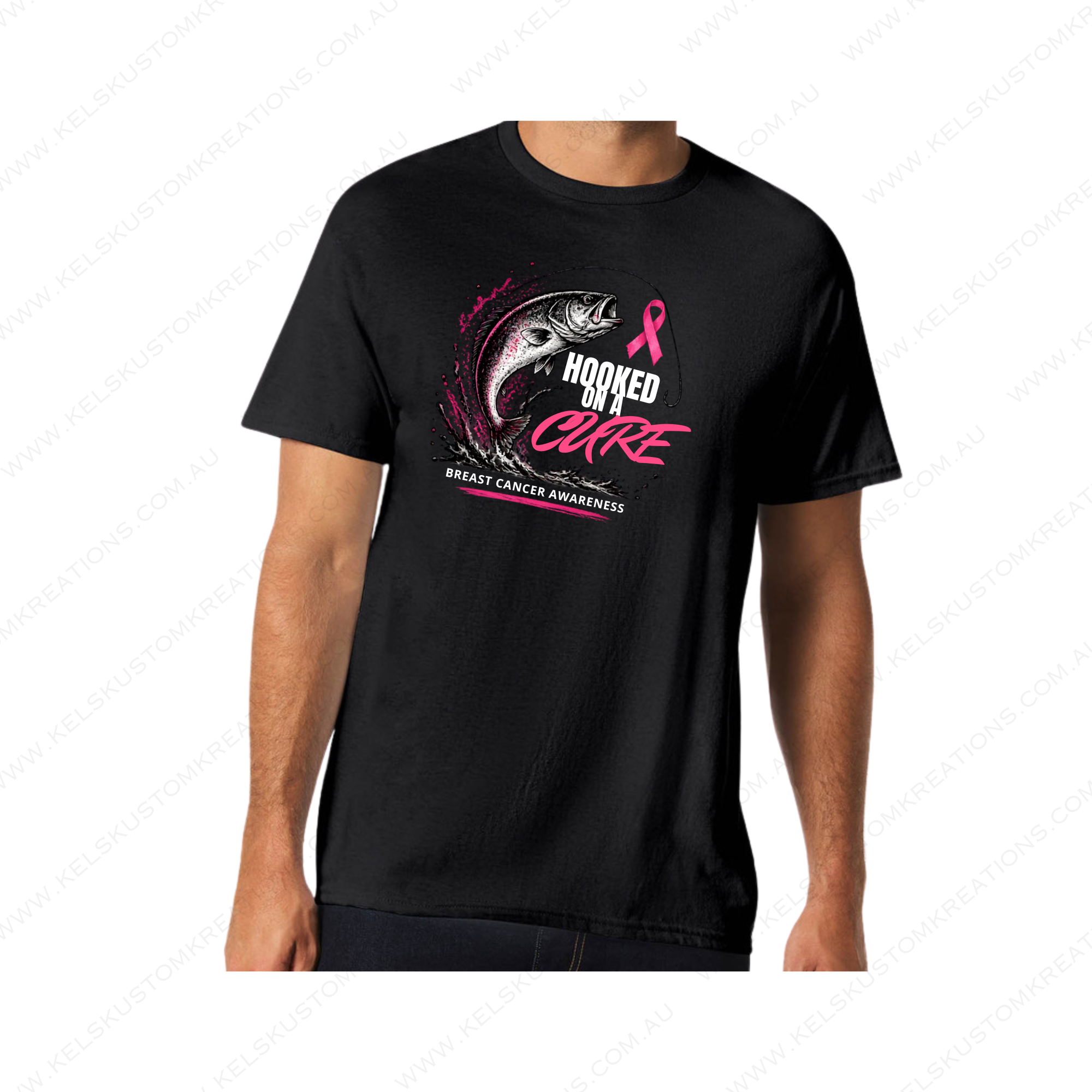 Hooked On A Cure Breast Cancer Awareness - Black.png
