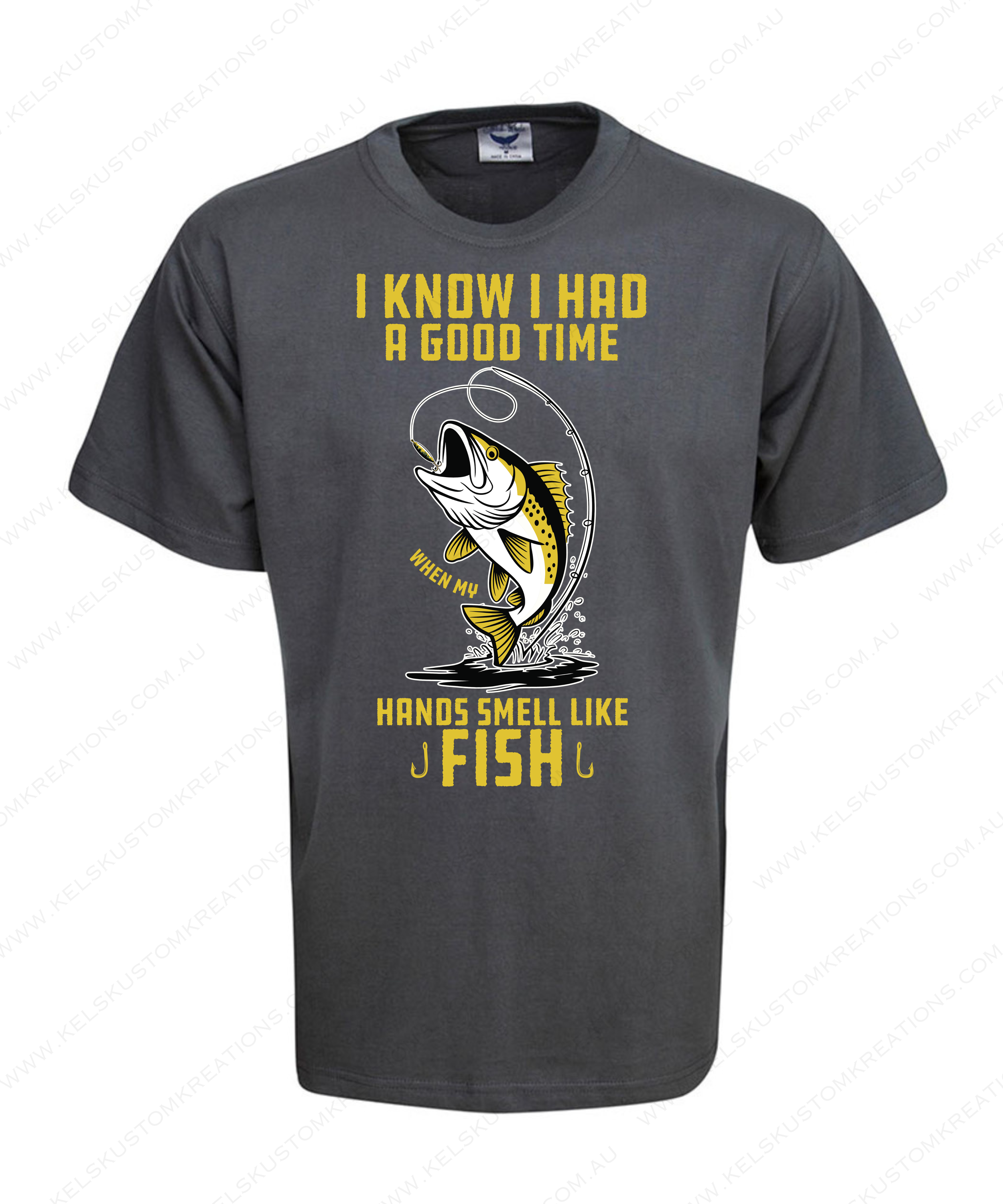 I Know I Had A Good Time When My Hands Smell Like Fish - Charcoal.png