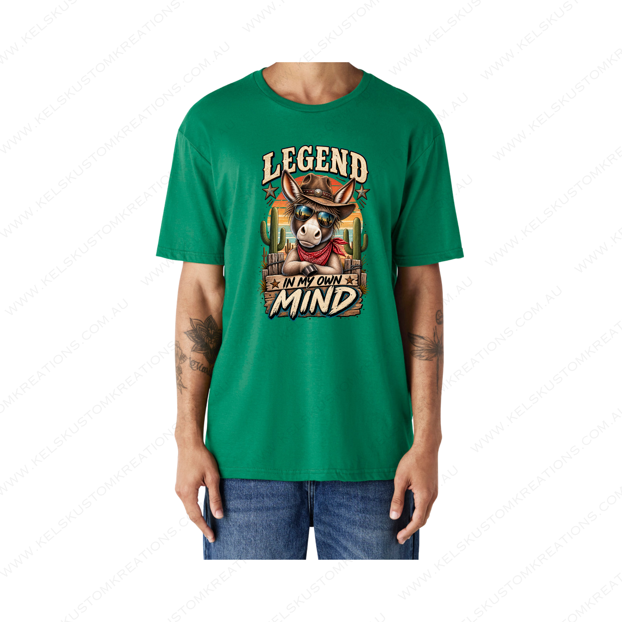 Legend in my own Mind Donkey -Kelly Green.png