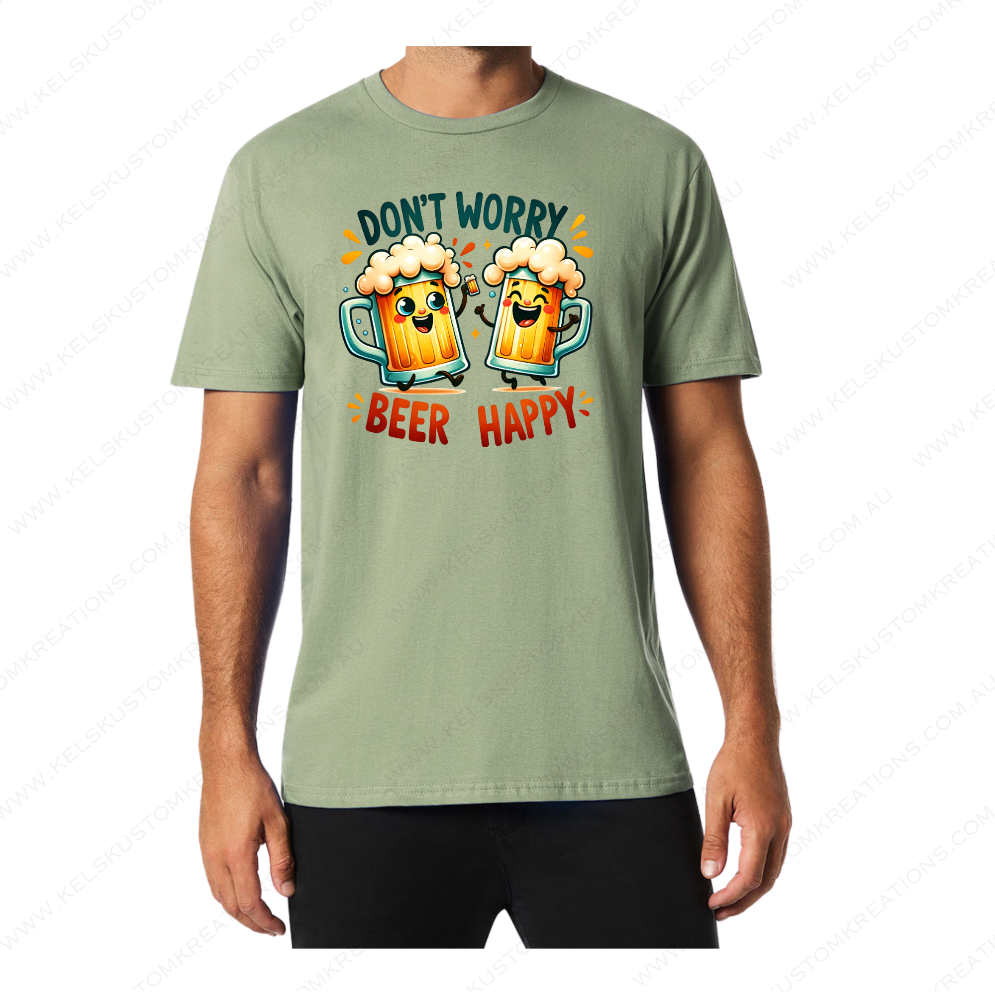 Don't Worry Beer Happy - Sage.png