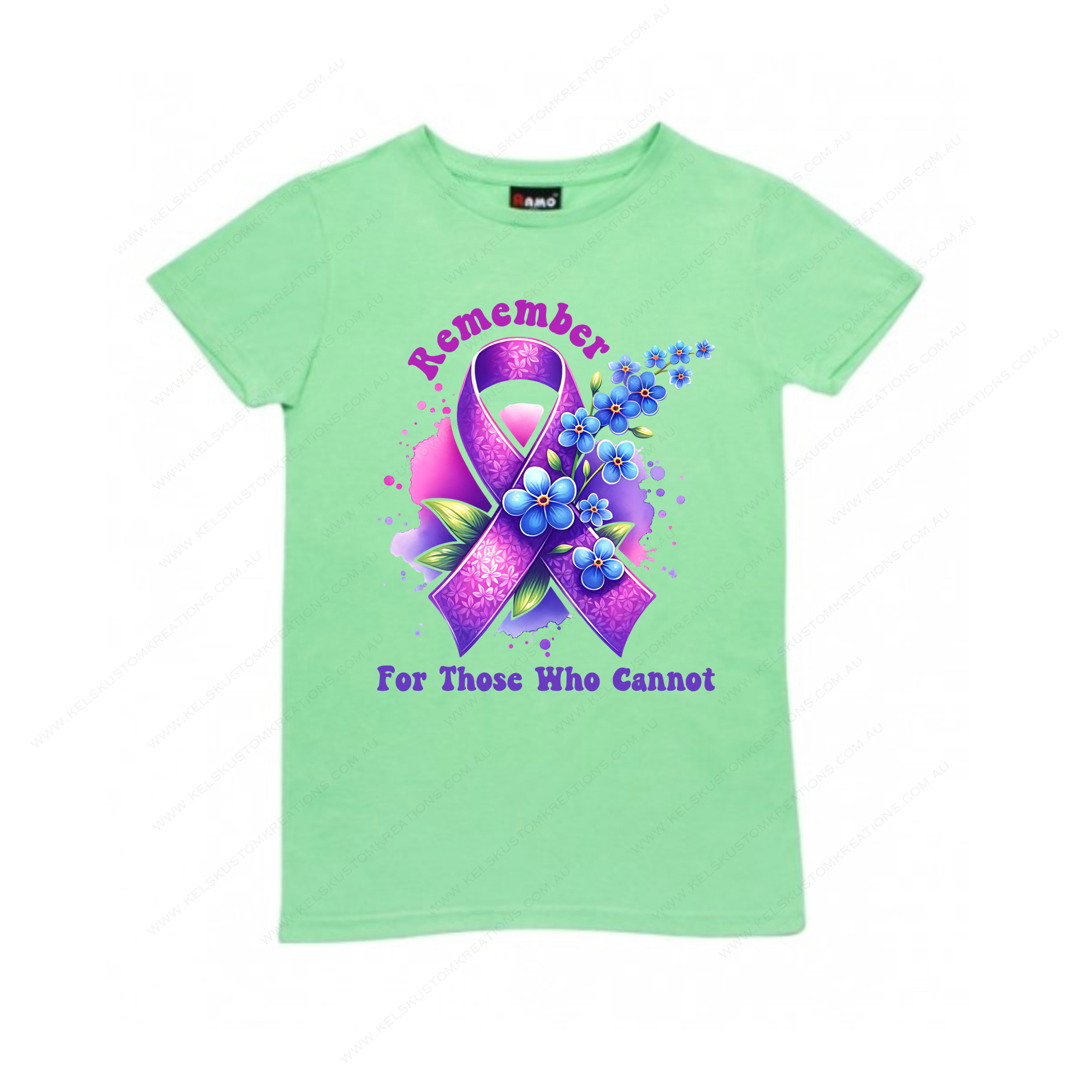 Remember For Those Who Cannot Alzheimers Awareness - Mint.png