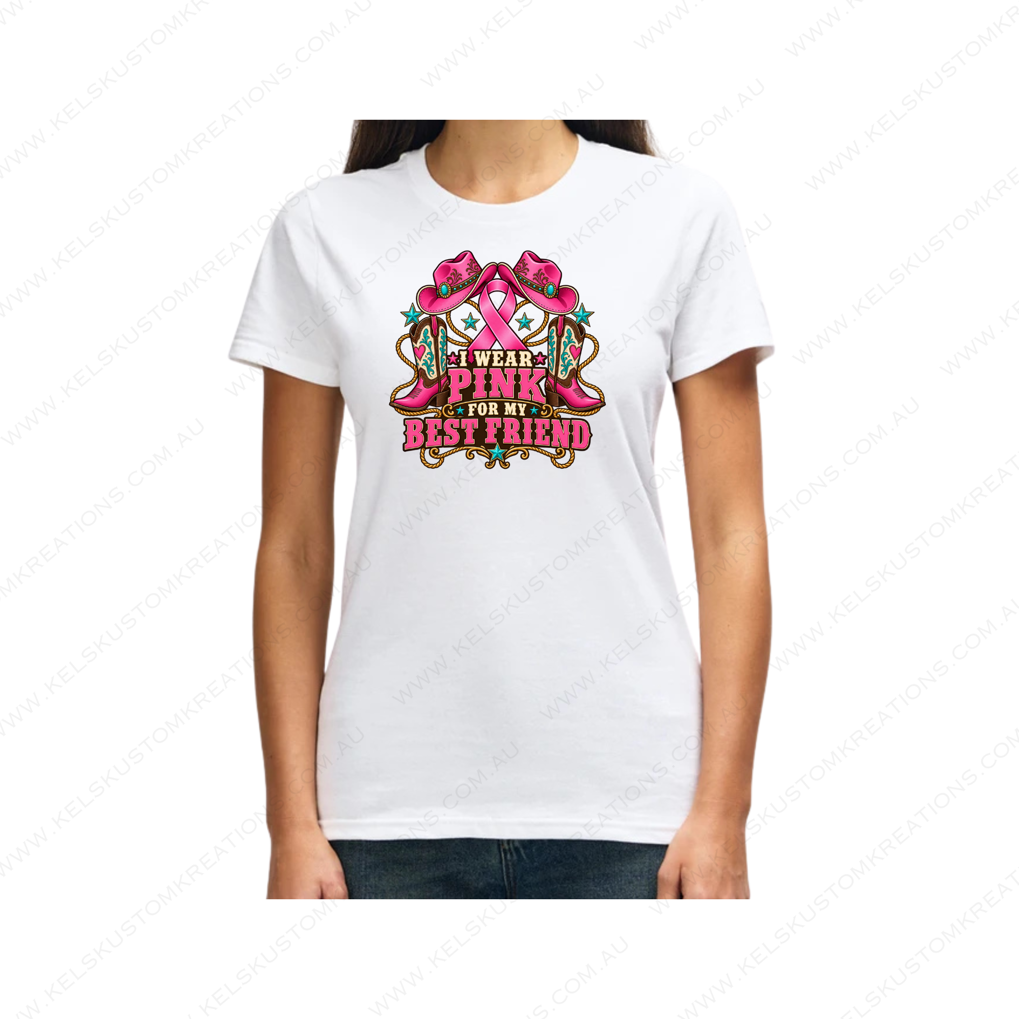 I Wear Pink For My Best Friend-2 - White.png