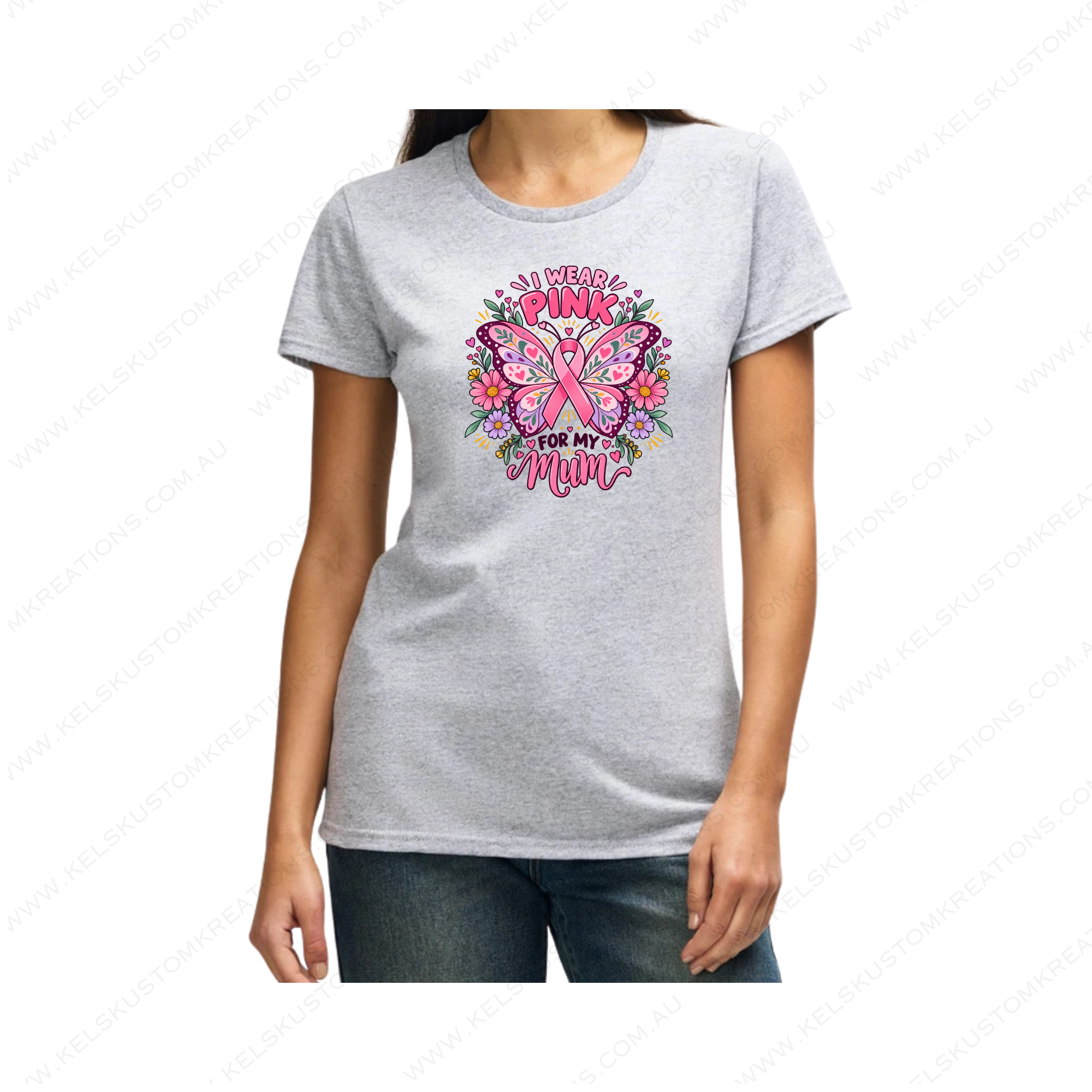 I Wear Pink For My Mum-3 - Sport Grey.png