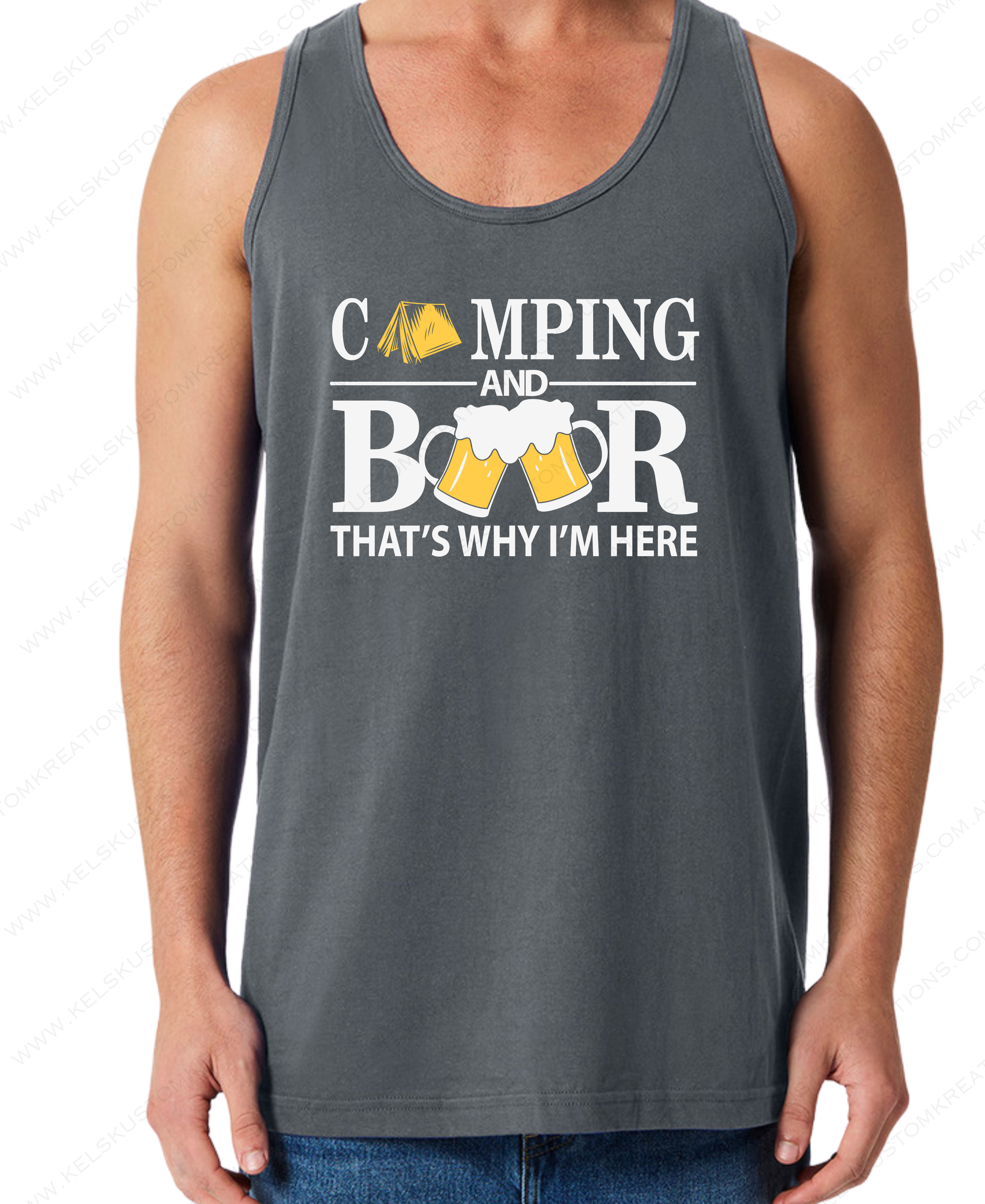 Camping and Beer, That's Why I'm Here - Asphalt.png