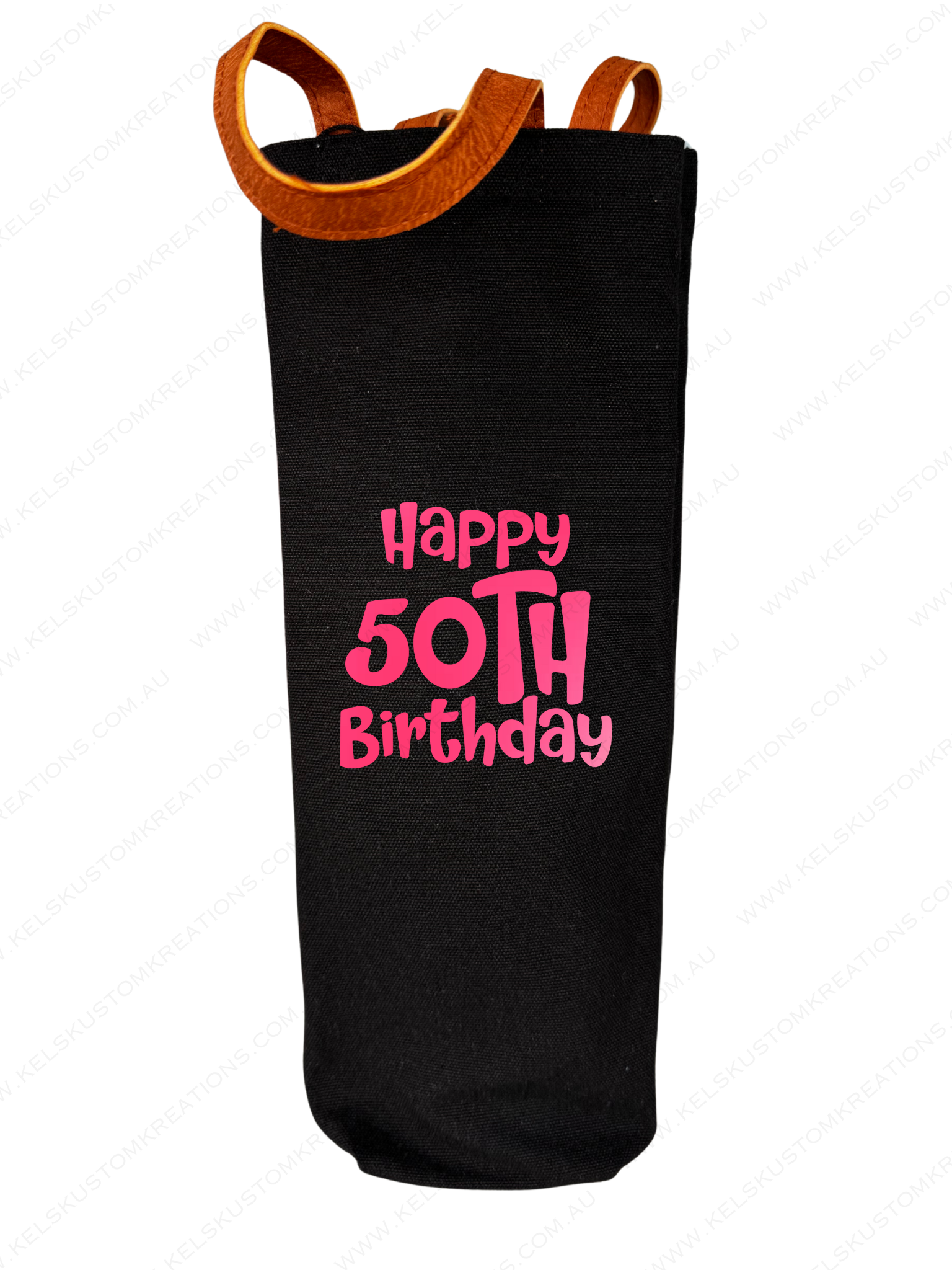 Canvas Bottle Bag - Happy 50th Pinks.png
