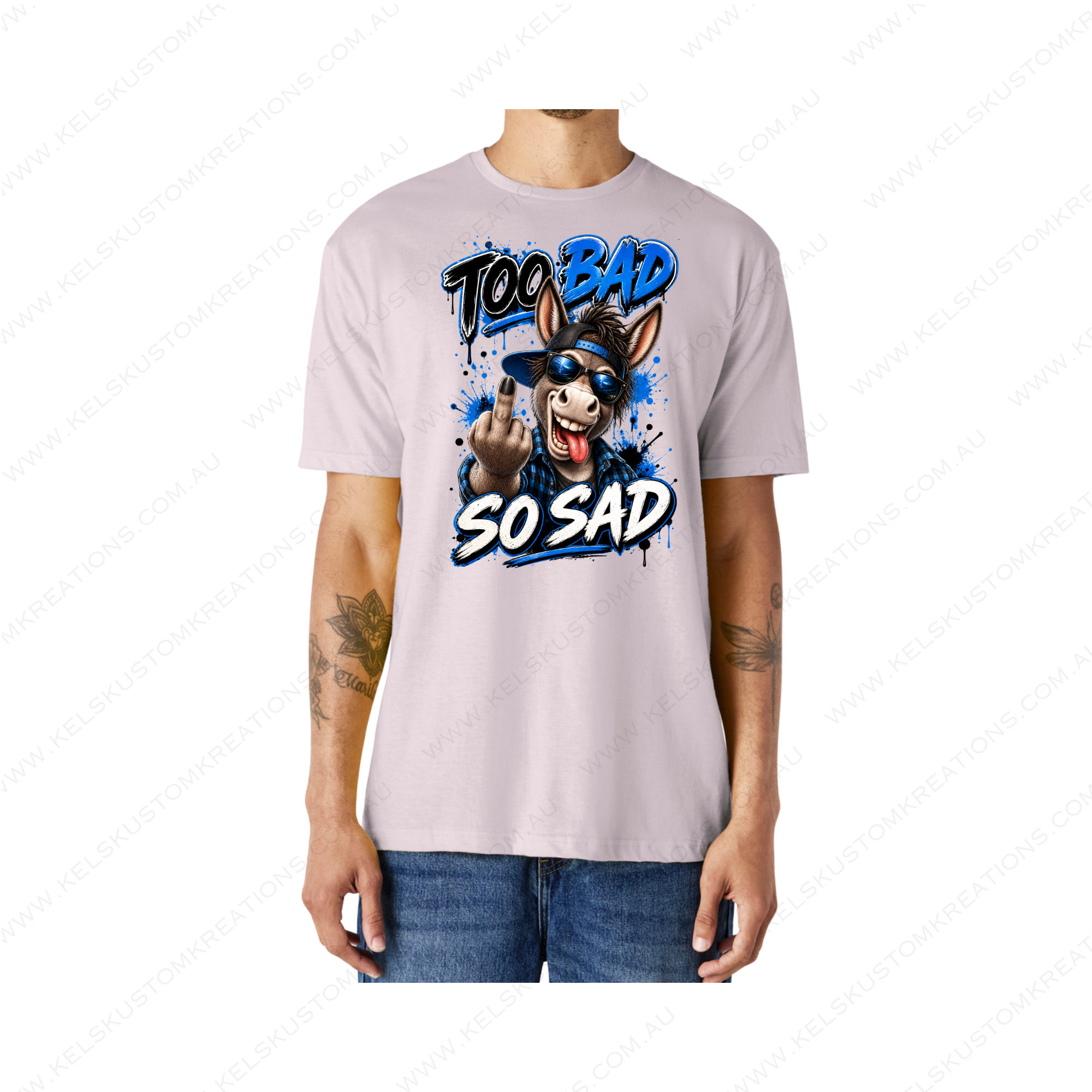 Too Bad So Sad Donkey Male Version - Ice Grey.png