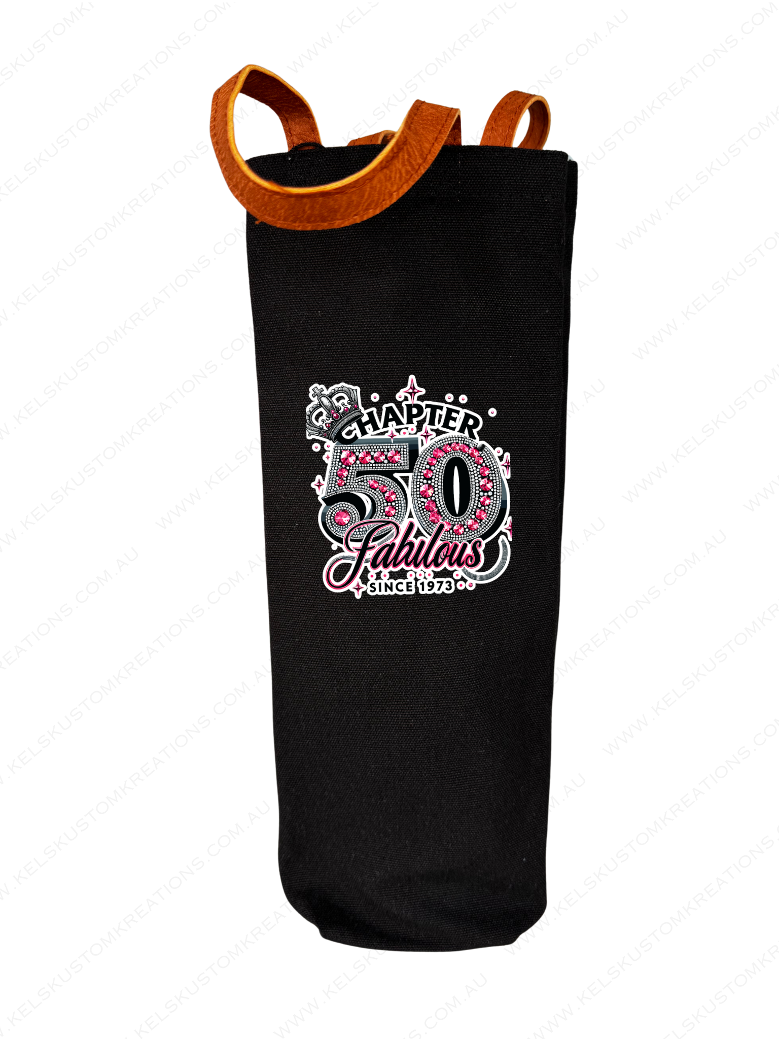 Canvas Bottle Bag - Chapter 50 & Fabulous.png