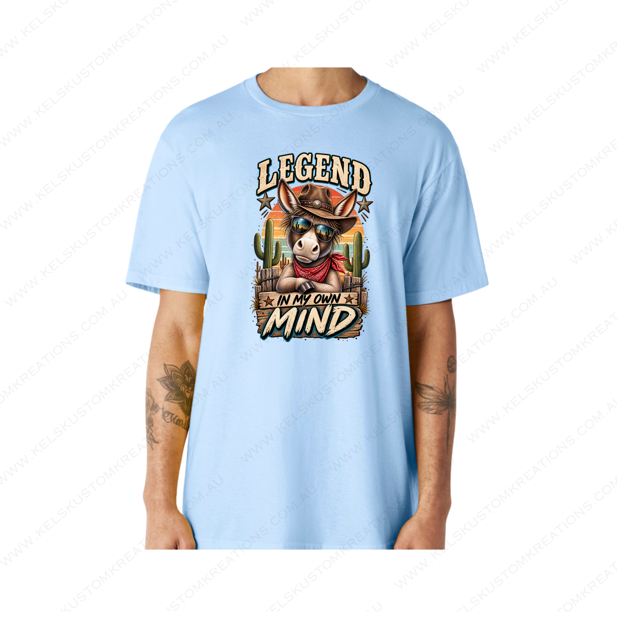 Legend in my own Mind Donkey - Light Blue.png