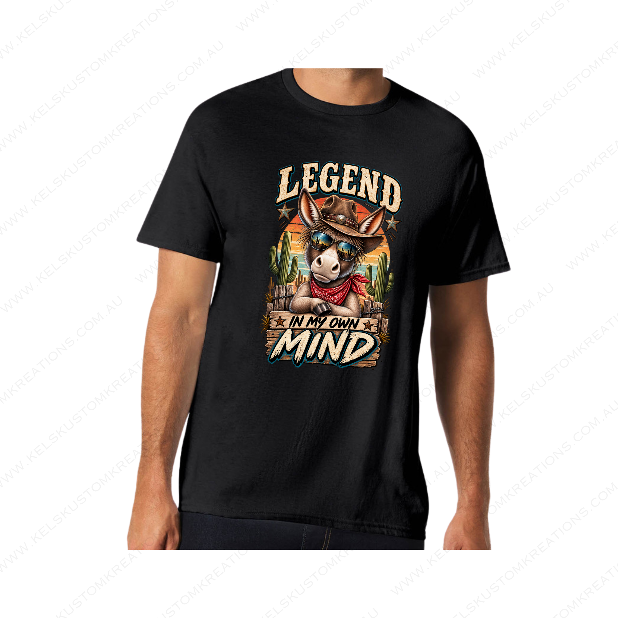 Legend in my own Mind Donkey - Black.png