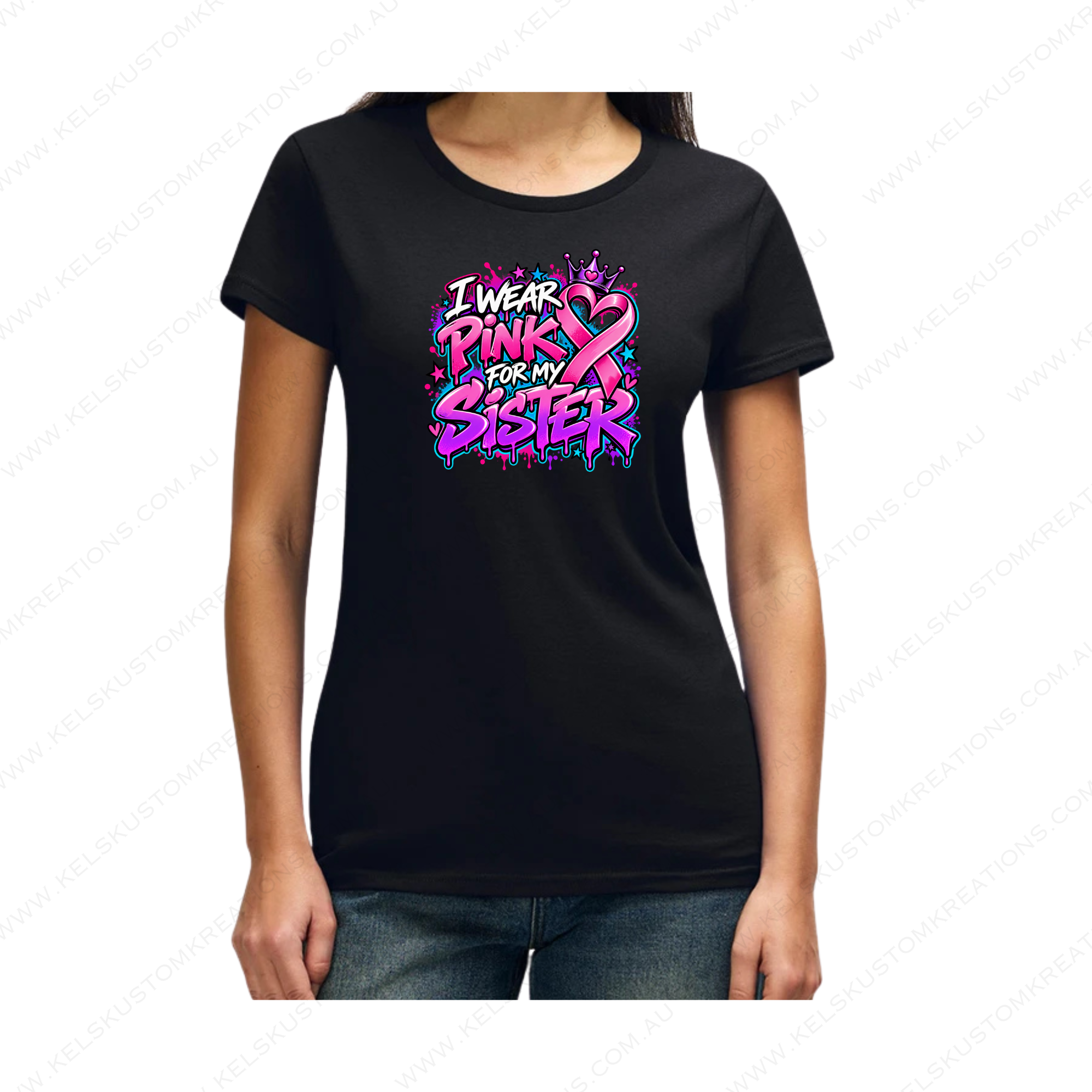 I Wear Pink For My Sister-4 - Black.png