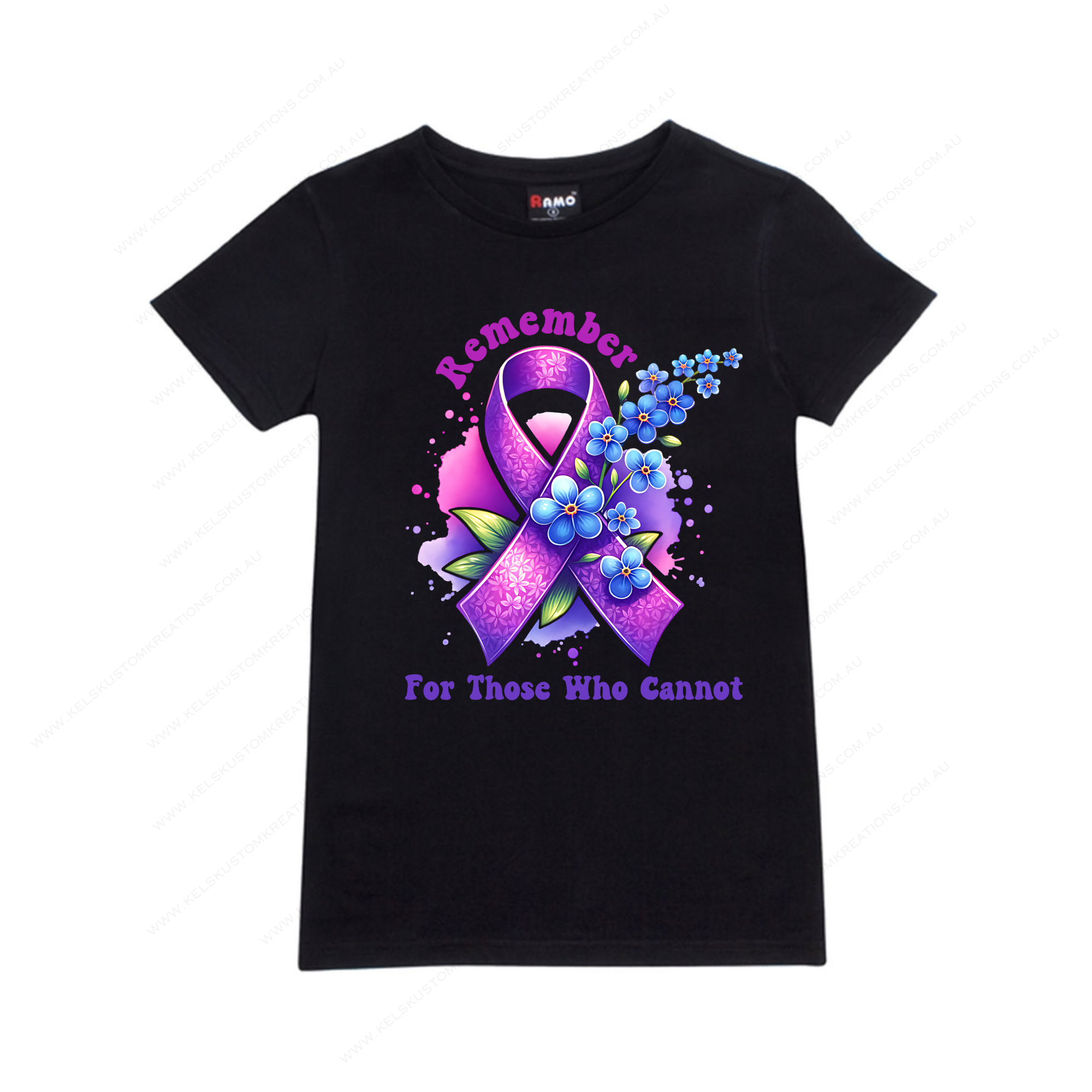 Remember For Those Who Cannot Alzheimers Awareness - Black.png