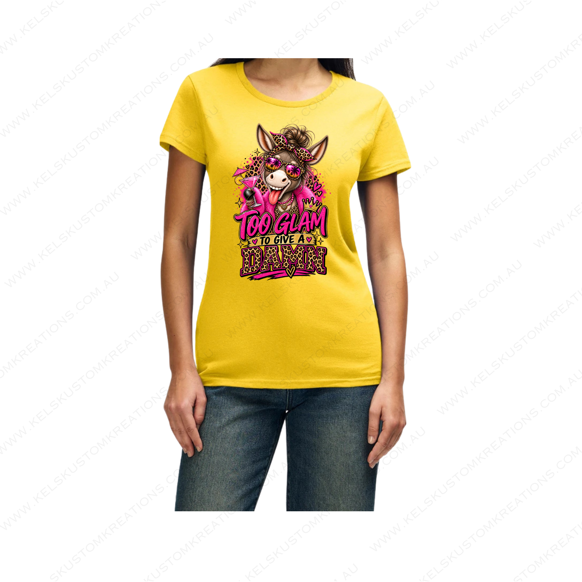 Too Glam To Give A Dam Donkey - Daisy.png