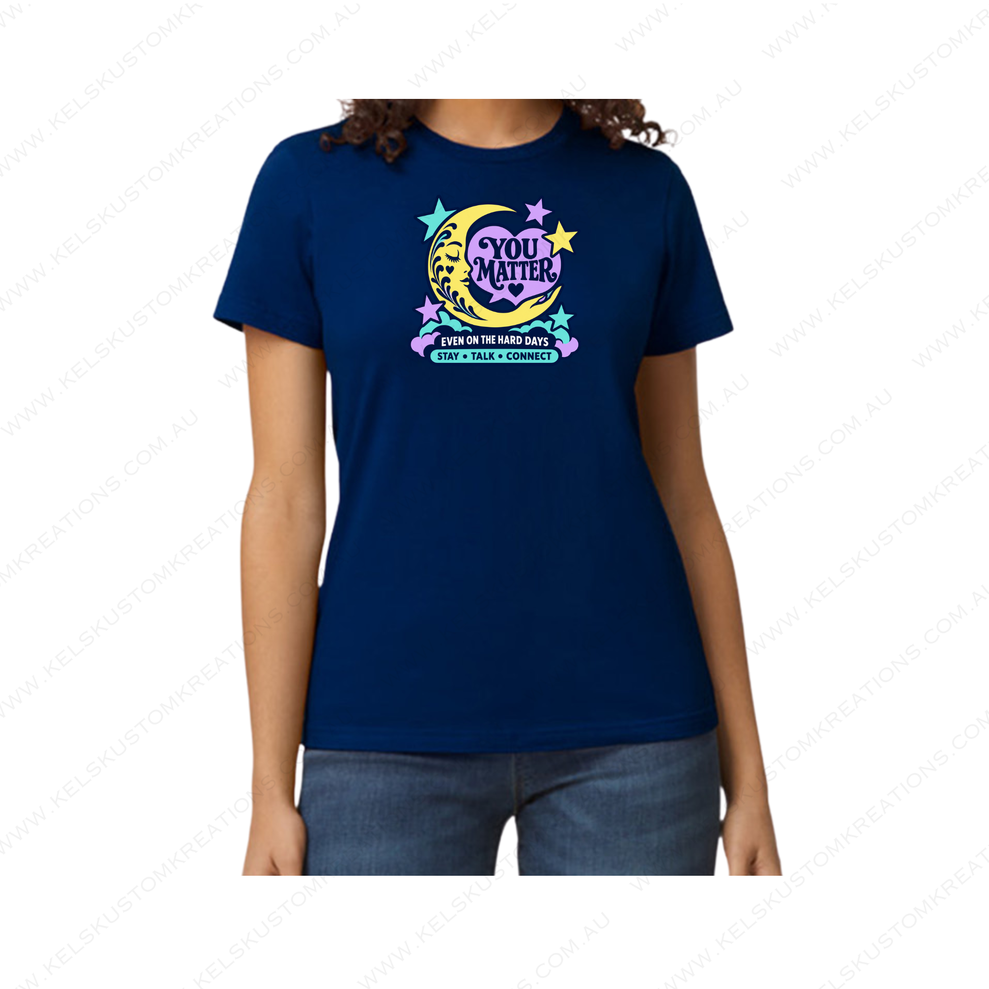 You Matter Even On The Hard Days - Navy.png