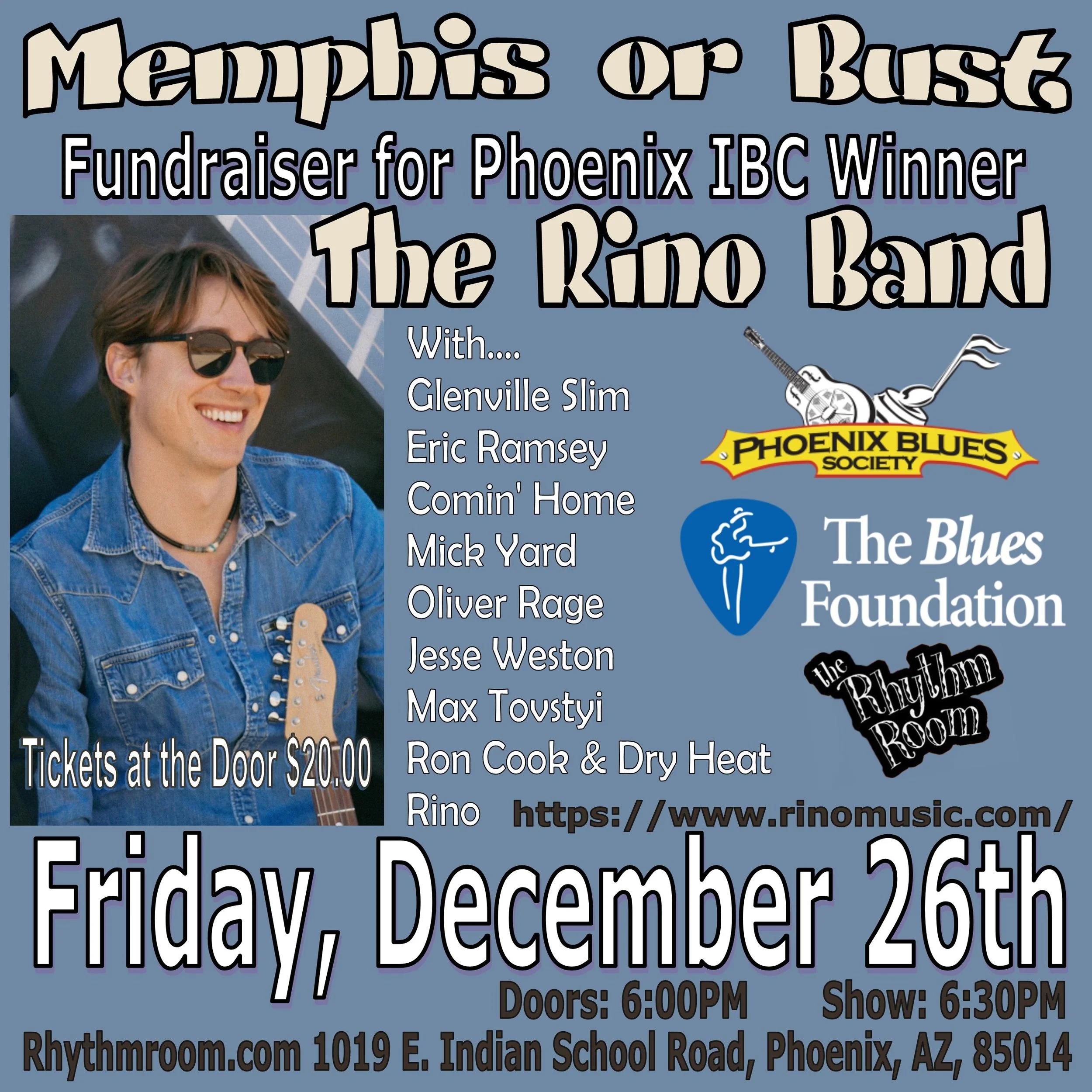RINO Memphis fundraiser and Album release