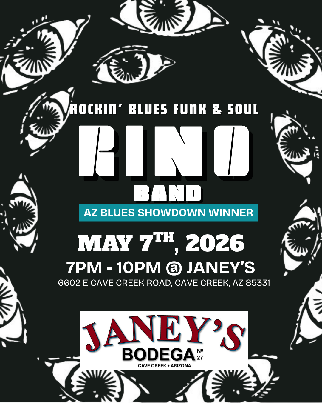 RINO trio at Janey’s coffee bodega