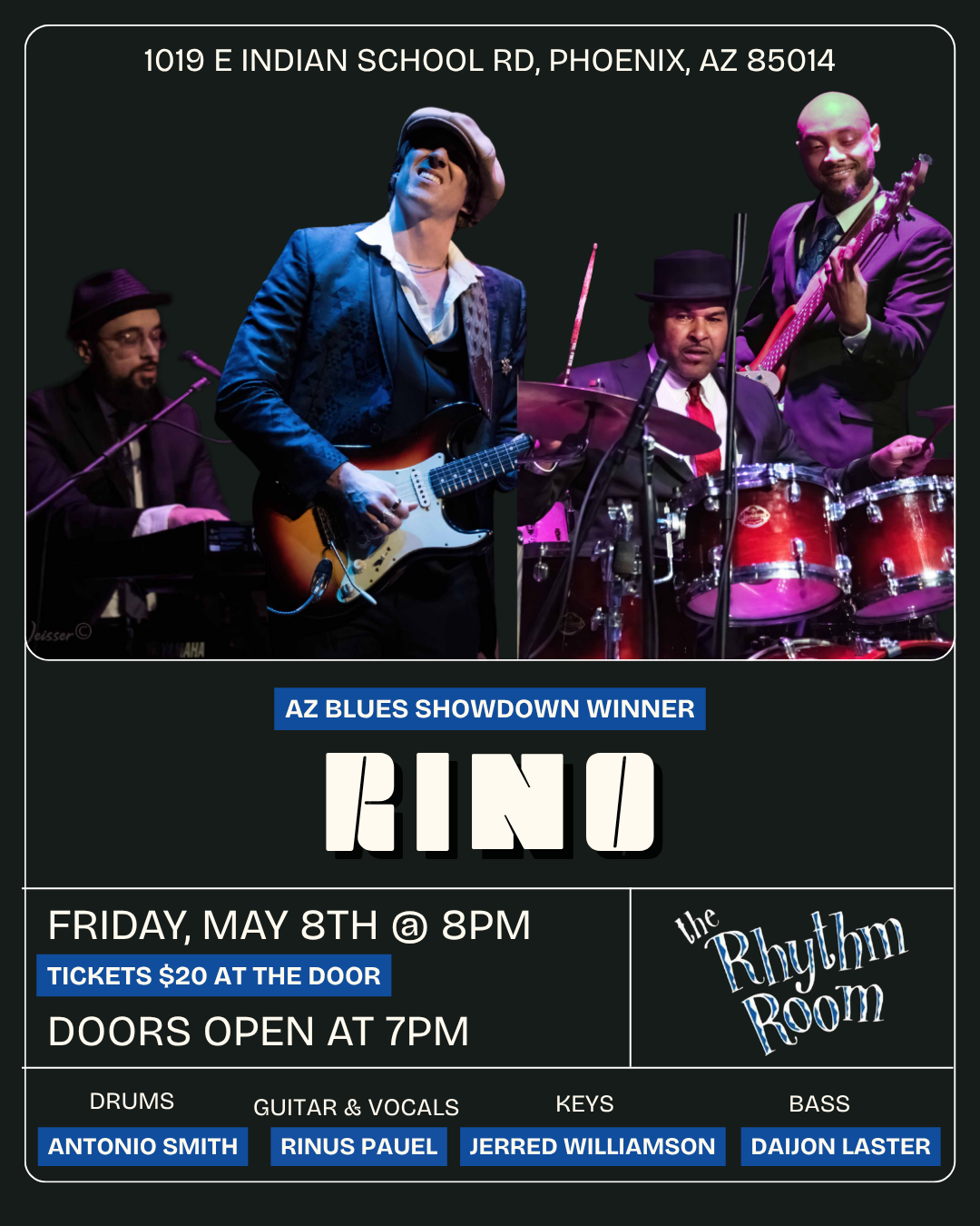 RINO band at the Rhythm Room