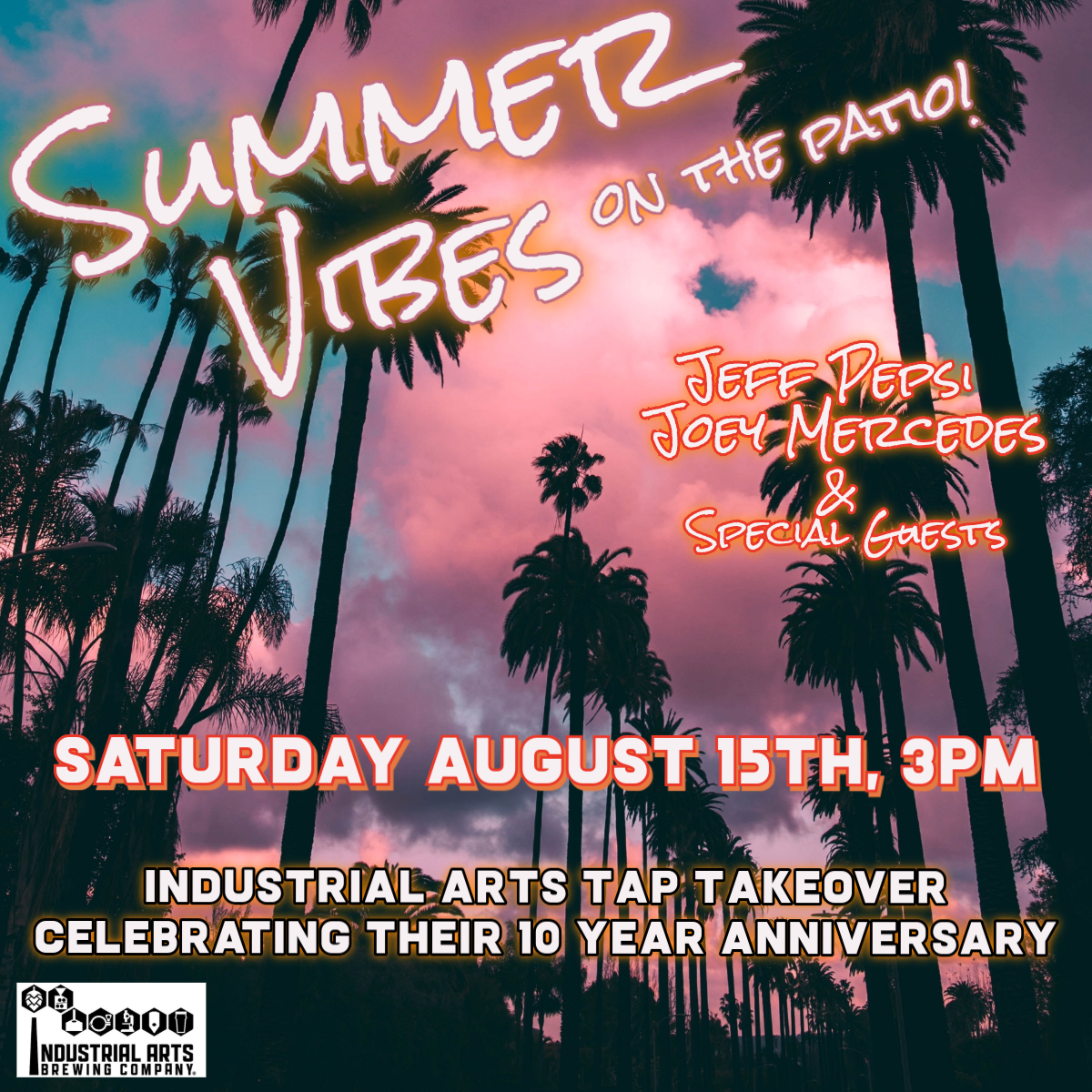 Patio Disco & Industrial Arts Takeover