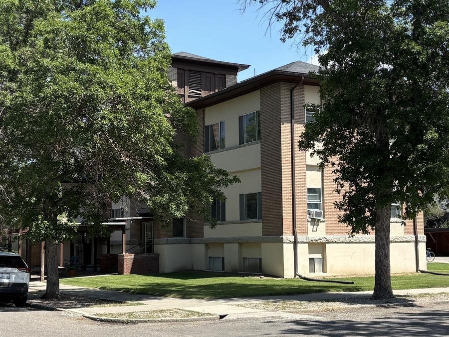 The former Catholic schoolhouse in Livingston, Montana, becoming Absaroka Apartments