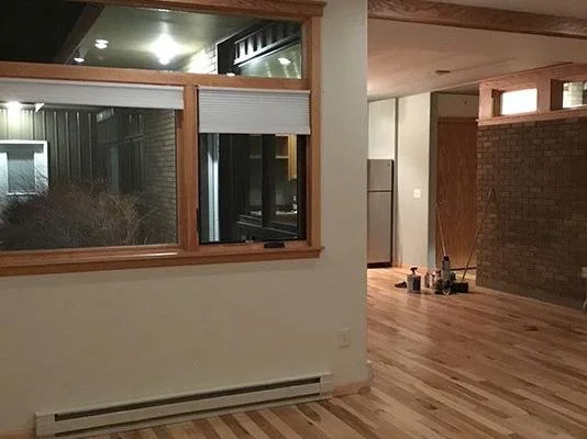 Finished interior at Pendill, 601 Robin Lane, in Livingston, Montana