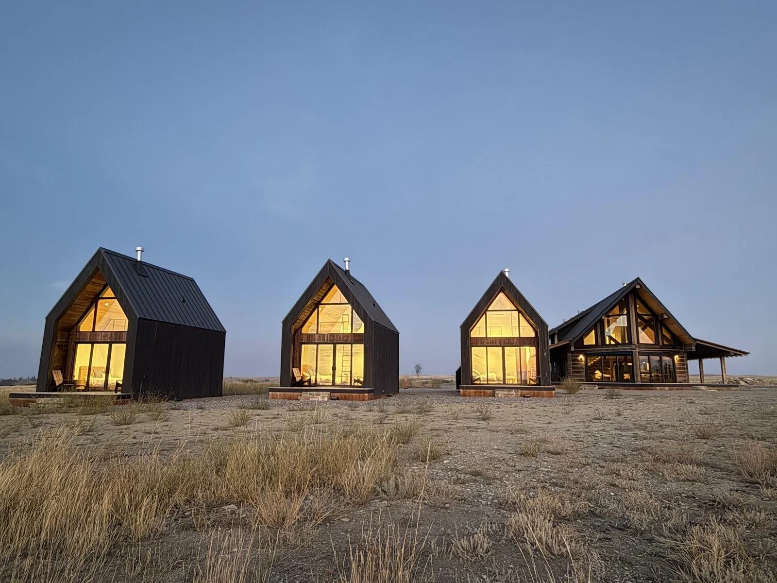 Reed Retreat custom residence on open ground in Reed Point, Montana