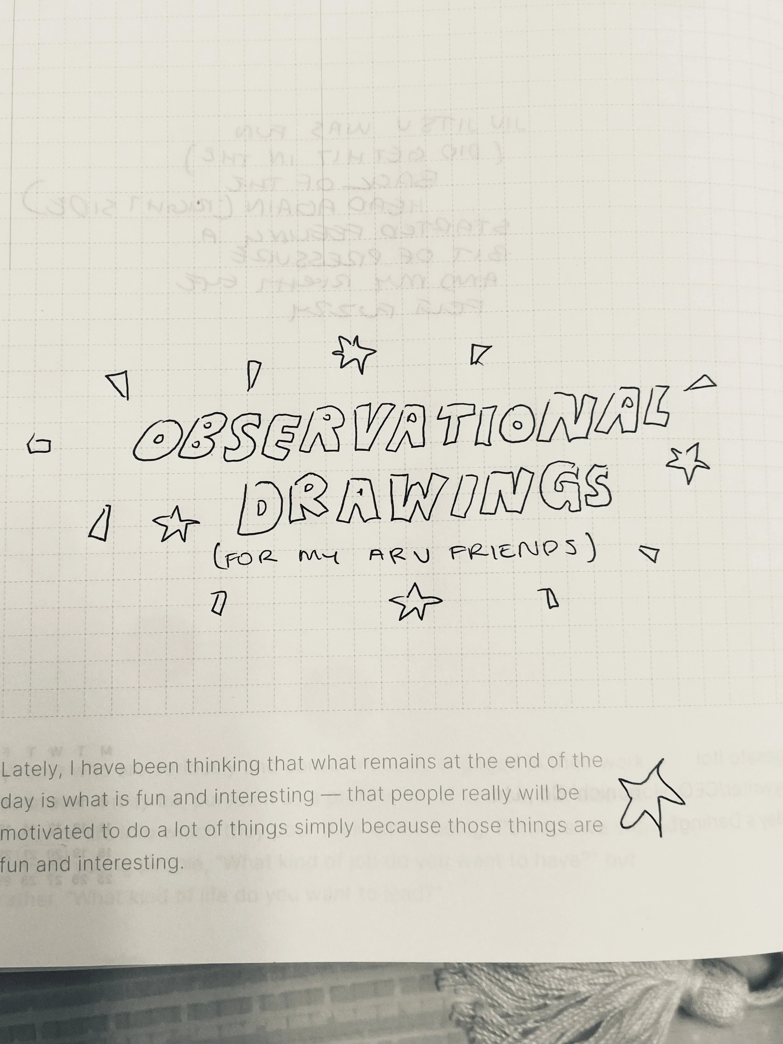 Observational Drawings