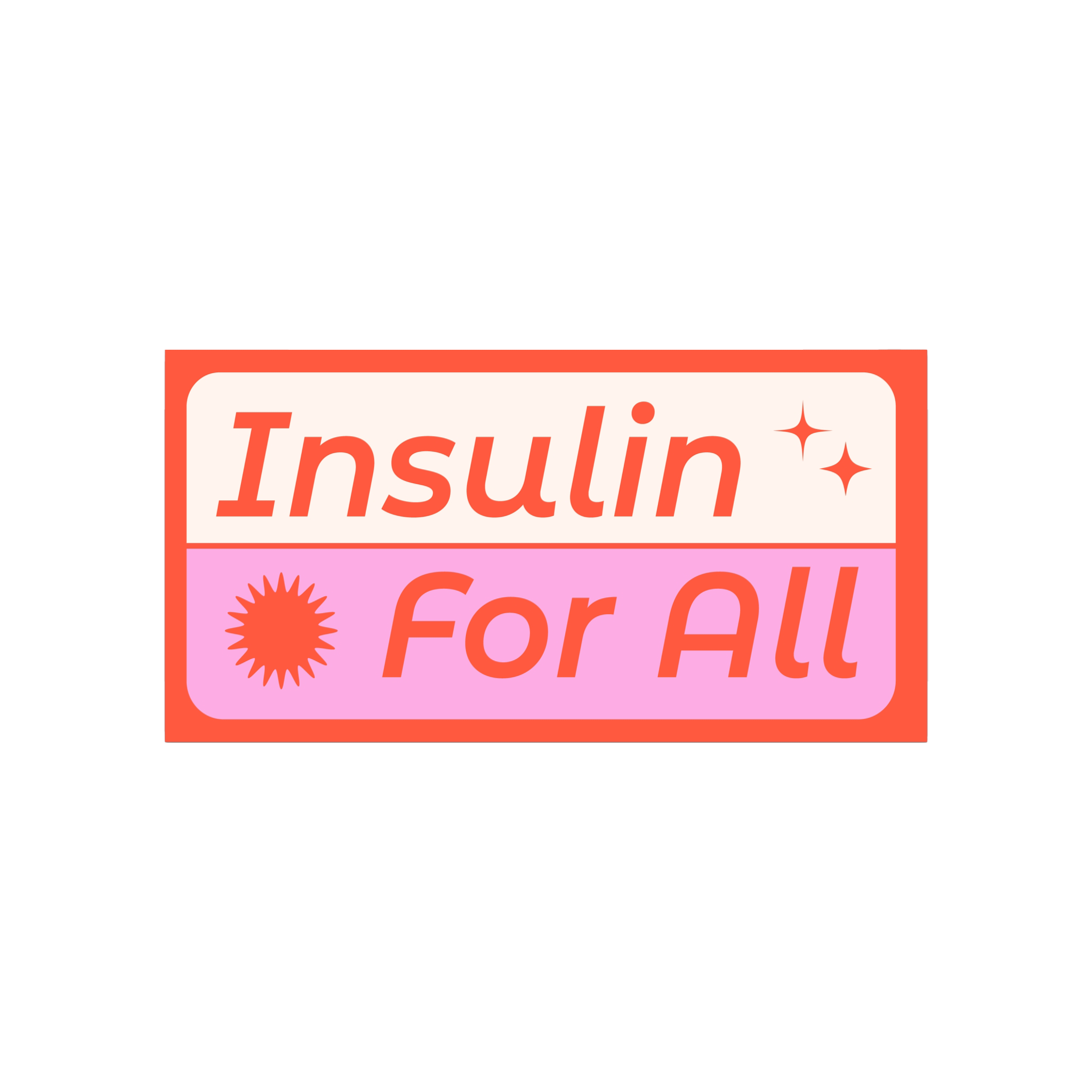 insulin 4 all bumper sticker