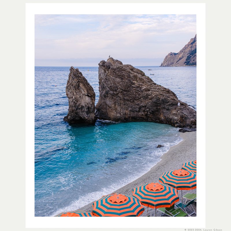 Cinque Terre Umbrellas n.1 - Monterosso al Mare | Cinque Terre Photography Fine Art Print