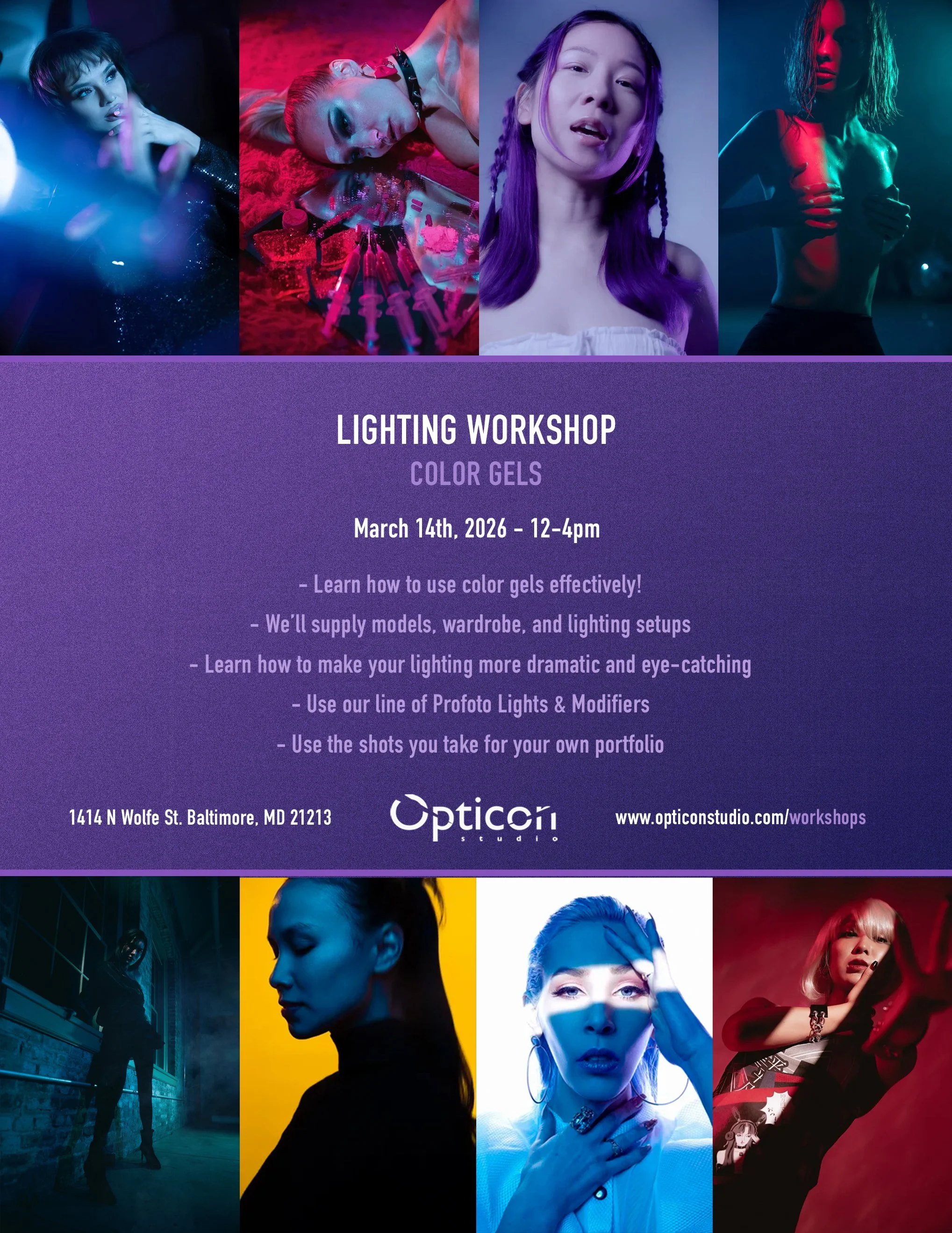 Lighting Workshop - Color Gels - 3/14