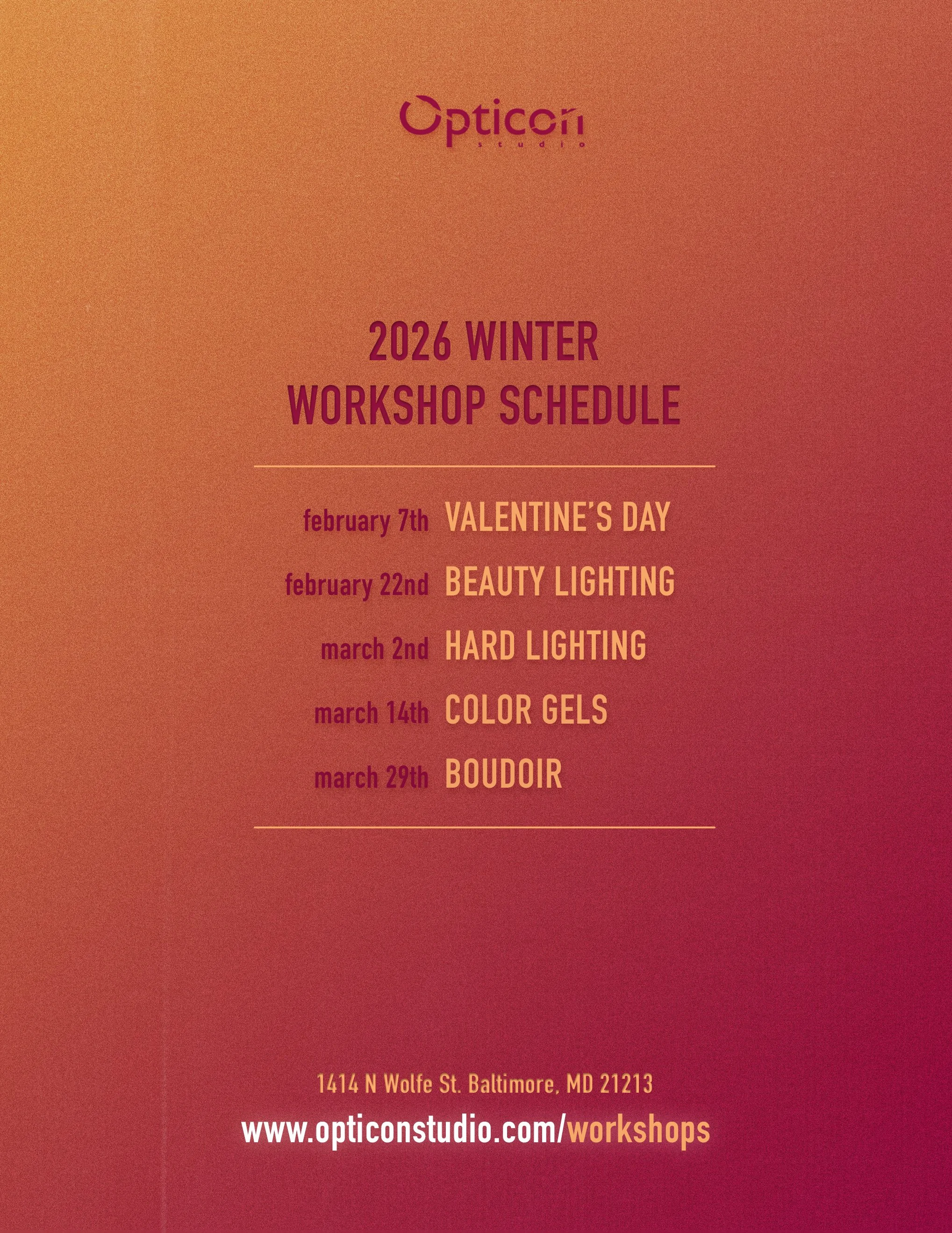 Season Pass - Spring 2026 Workshops