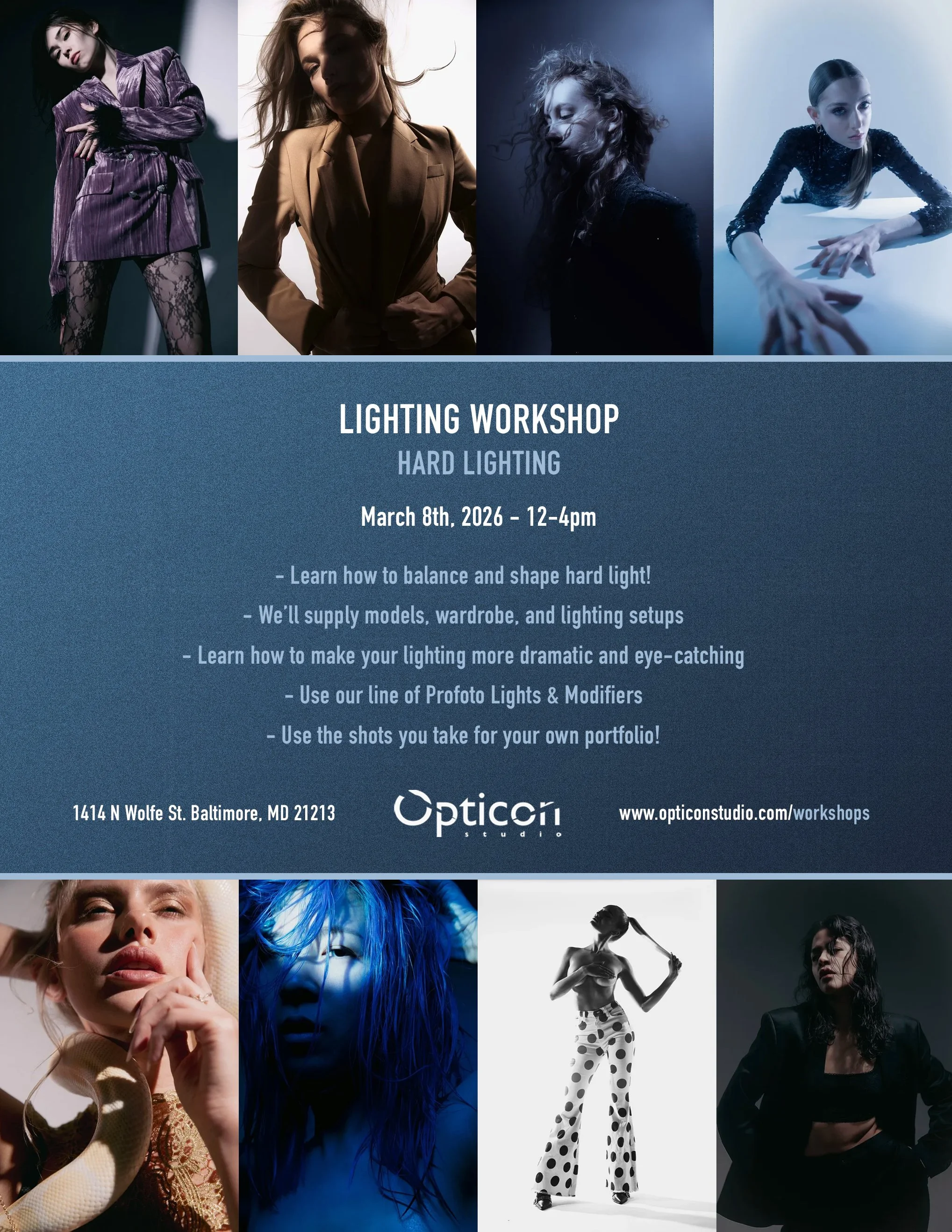 Lighting Workshop - Hard Lighting - 3/2