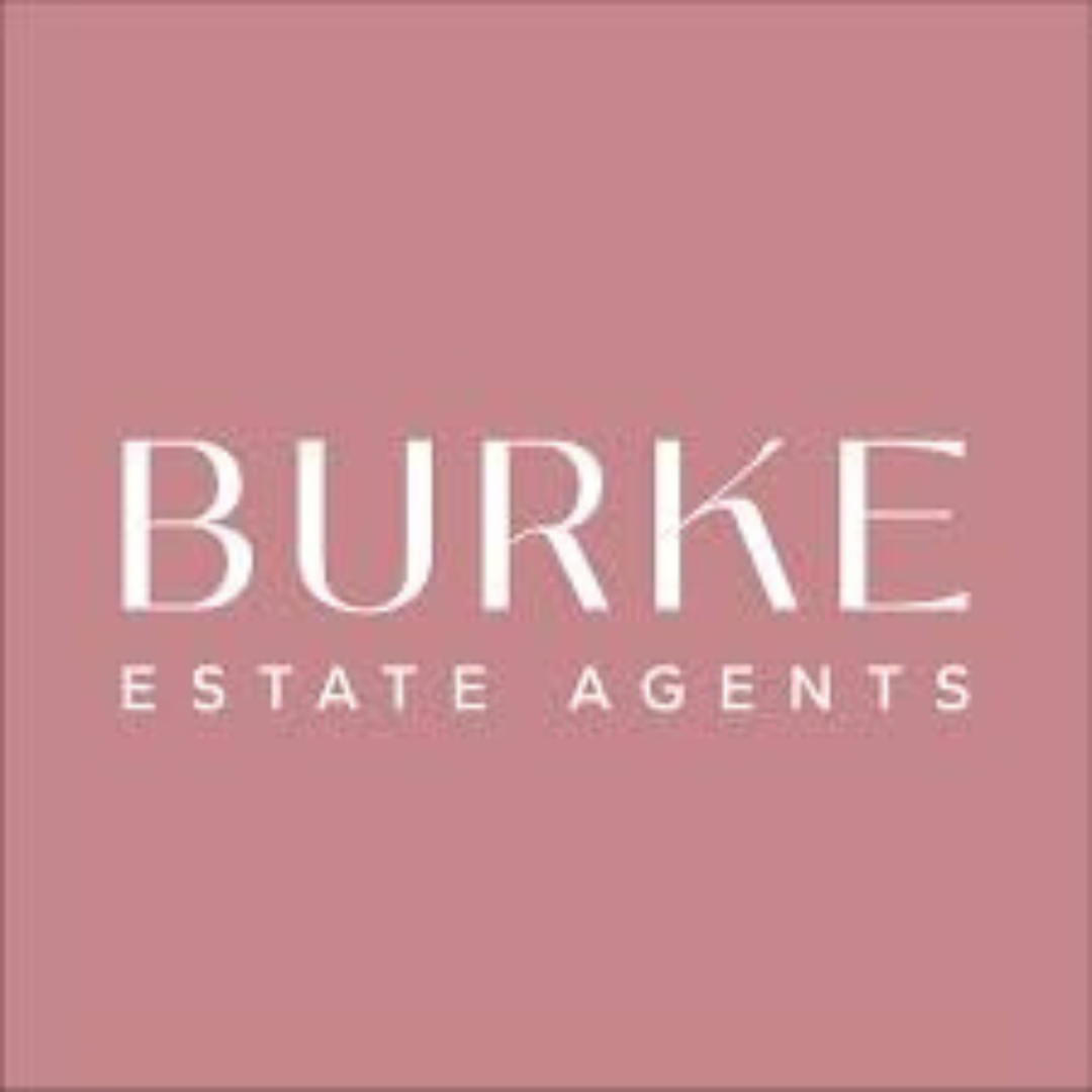 Burke Estate Agents Real Estate logo – partner agency of SAS for smoke alarm testing, gas and electrical safety checks, and rental minimum standards compliance