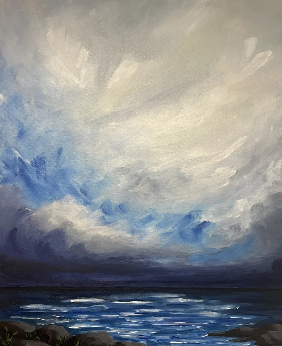Stormy Skies, 18x24"