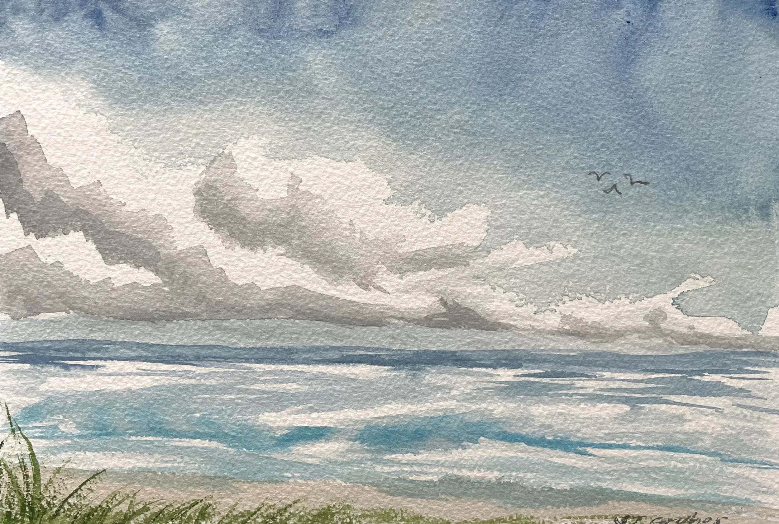 Bright Days, 7x10"