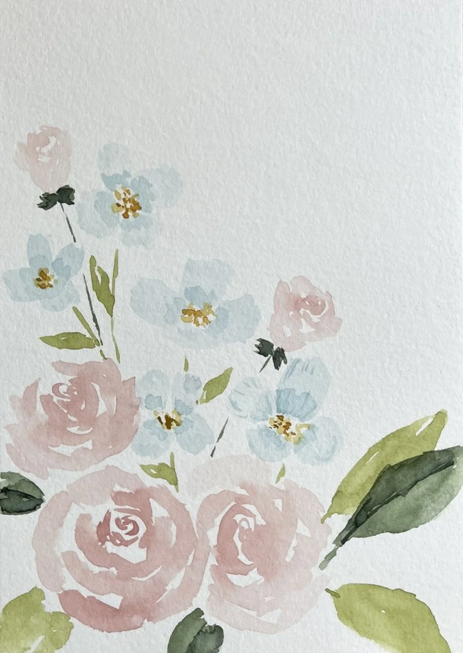 Commission Study, 5x7"