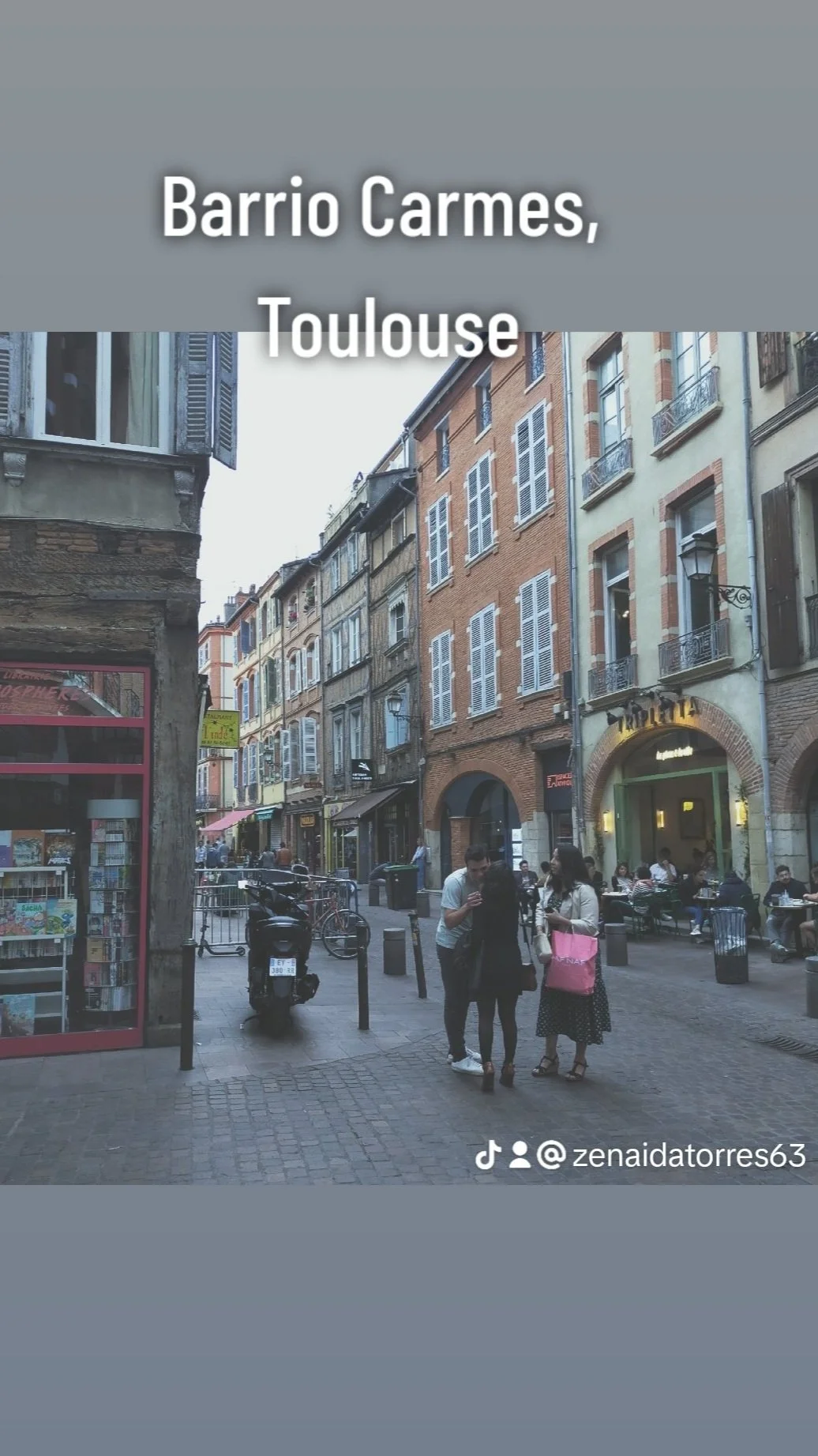 Un barrio céntrico de Toulouse, foto de Zen T