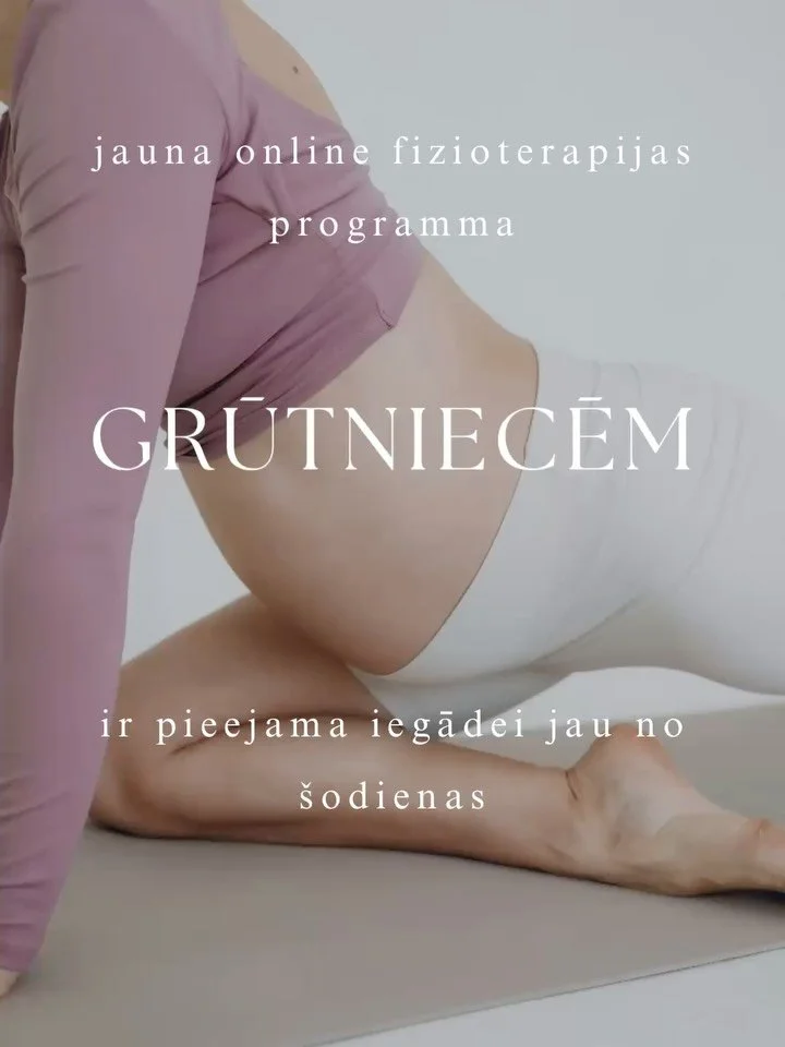 Online fizioterapijas programma GRŪTNIECĒM ir pieejama iegādei jau &scaron;odien! 🩷

Tā ir sadalīta 5 daļās:
1. Pirmais trimestris
2. Otrais trimestris
3. Tre&scaron;ais trimestris
4. Sāpju mazinā&scaron;ana - jostas-krustu daļa, astes kauls, simfīz