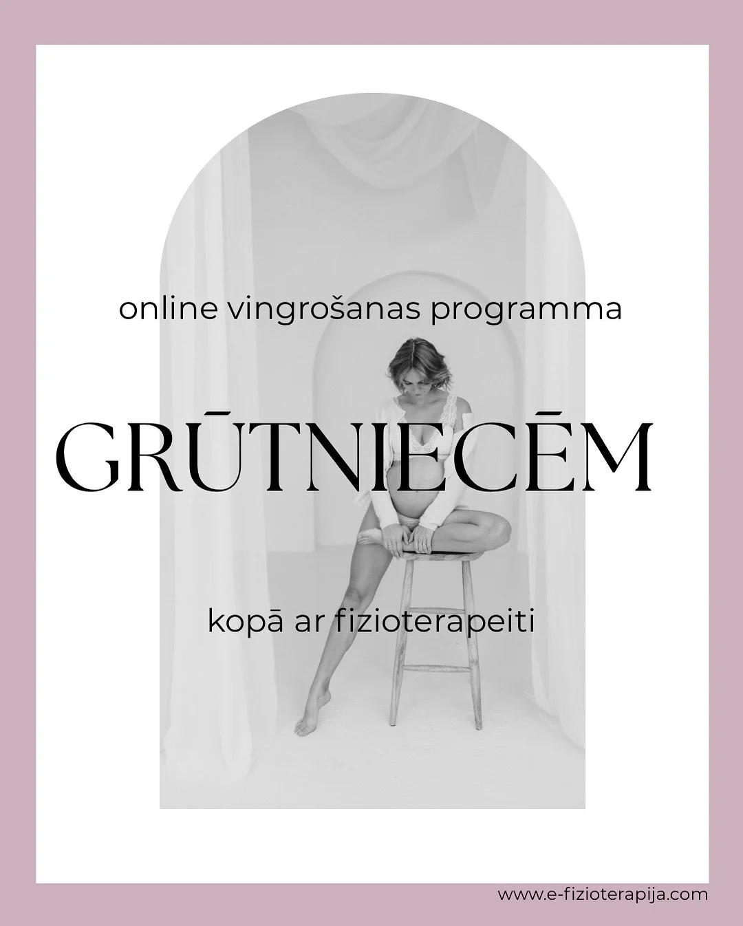 Sveika, grūtniece! 🤍
Uzlabo savu fizisko veselību un labsajūtu, strādājot kopā ar mani attālināti! 
&Scaron;ī programma ir sadalīta 5 daļās - 3 trimestri, sāpju mazino&scaron;as tehnikas un gatavo&scaron;anās dzemdībām. Nodarbības vari pildīt sev ēr