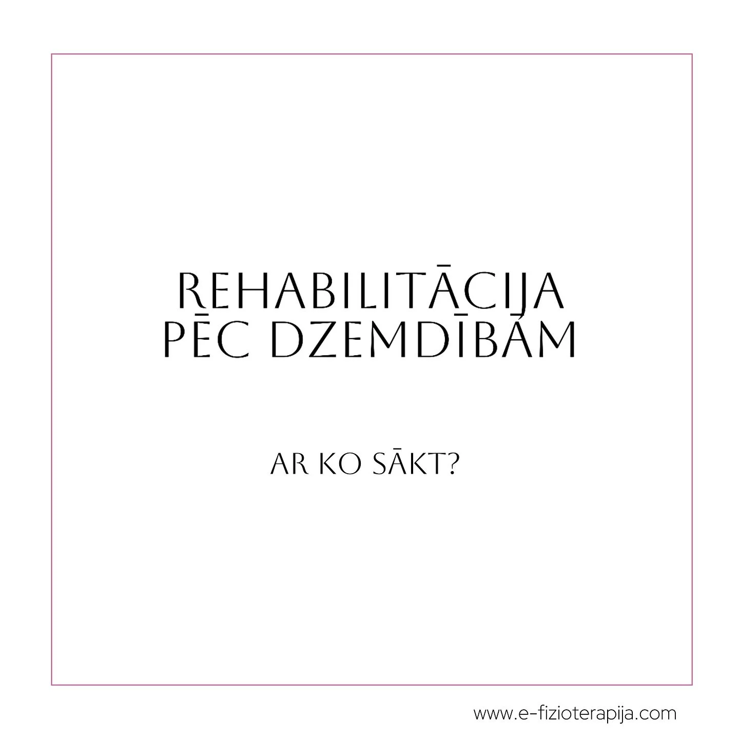 Jā, rehabilitācija pēc dzemdībām ir nepiecie&scaron;ama ik vienai sievietei!
Ja jautāsi - kāpēc? Sievietes organisms piedzīvo gana lielas pārmaiņas grūtniecības laikā. Gan hormonāli, gan strukturāli - stājas izmaiņas, iegurņa pamatnes muskuļu disfunk