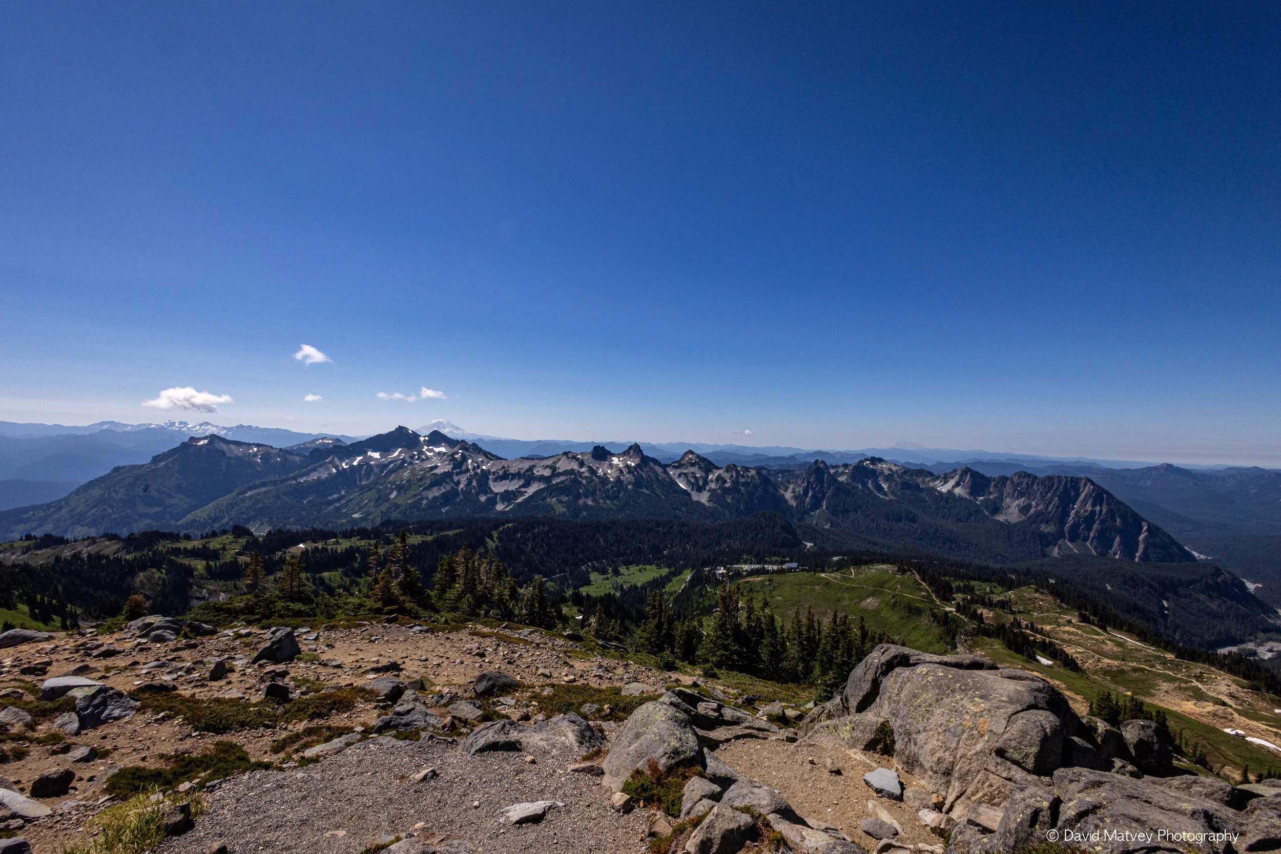 View from hike on Mt Rainer