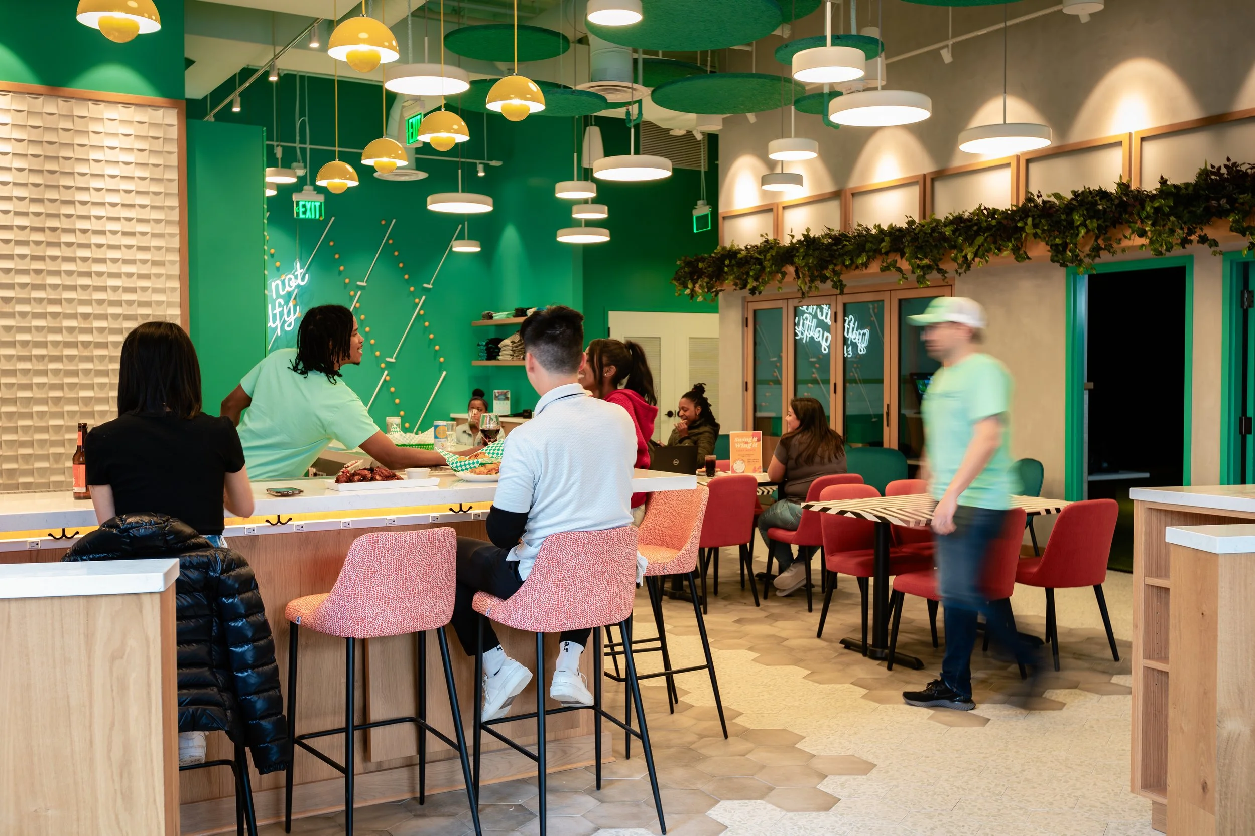 Bar area at CitySwing