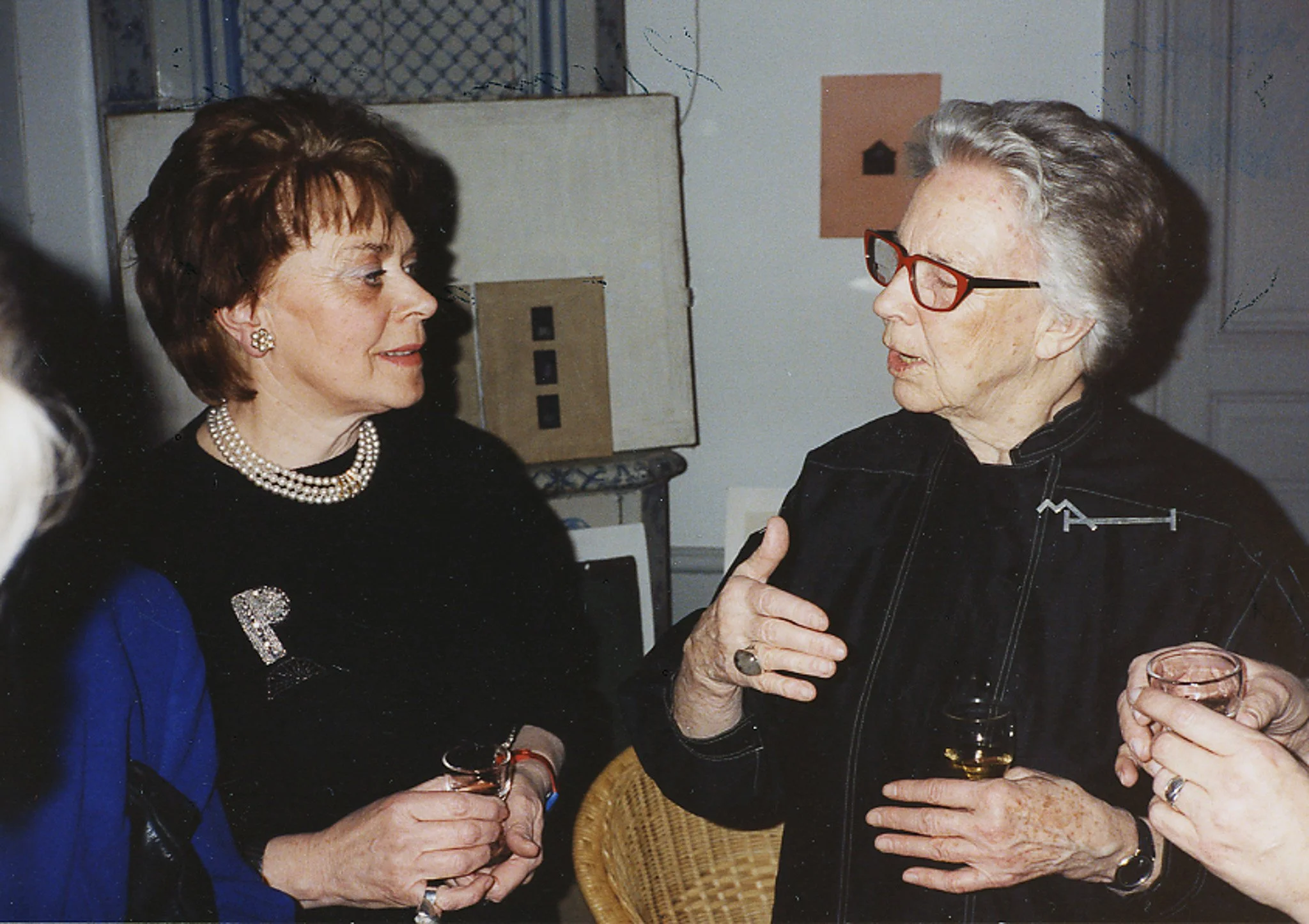 Hiram 80 år tillsammans med Elisabeth Söderström. 1992.